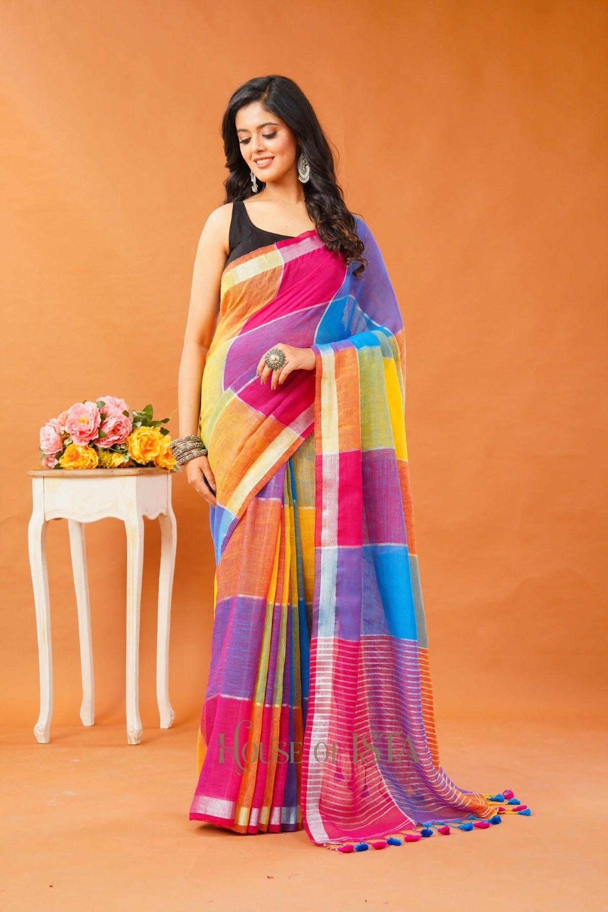 Navrangini Premium Cotton Saree