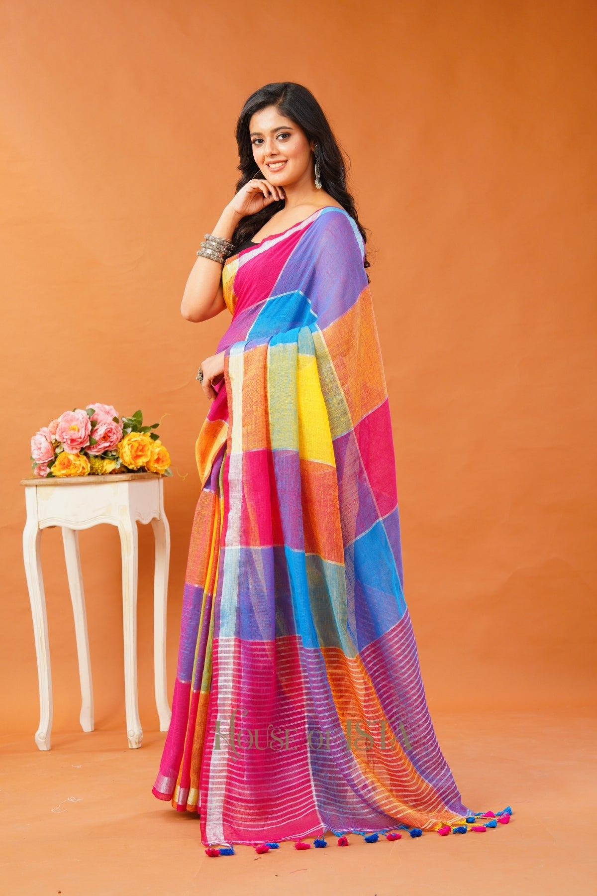 Navrangini Premium Cotton Saree