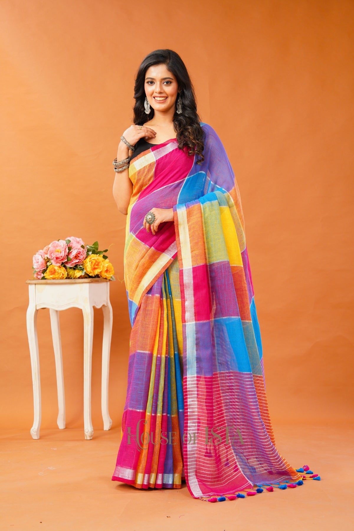 Navrangini Premium Cotton Saree