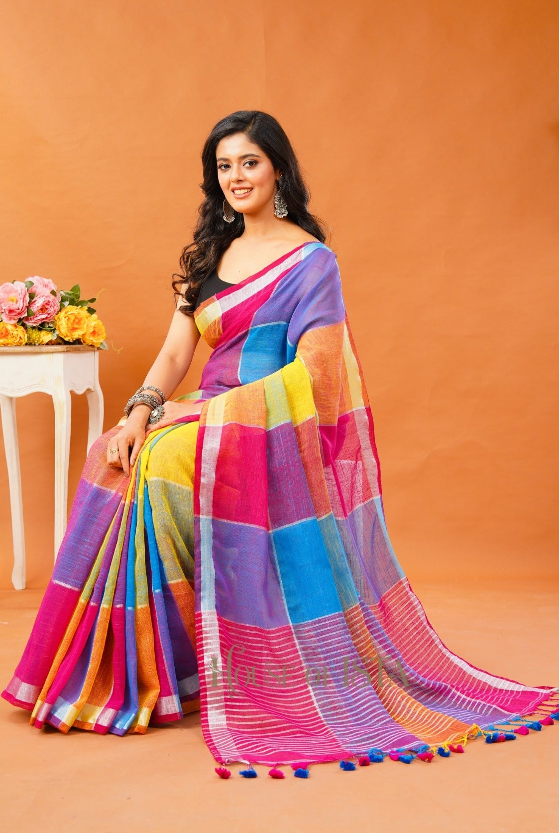 Navrangini Premium Cotton Saree