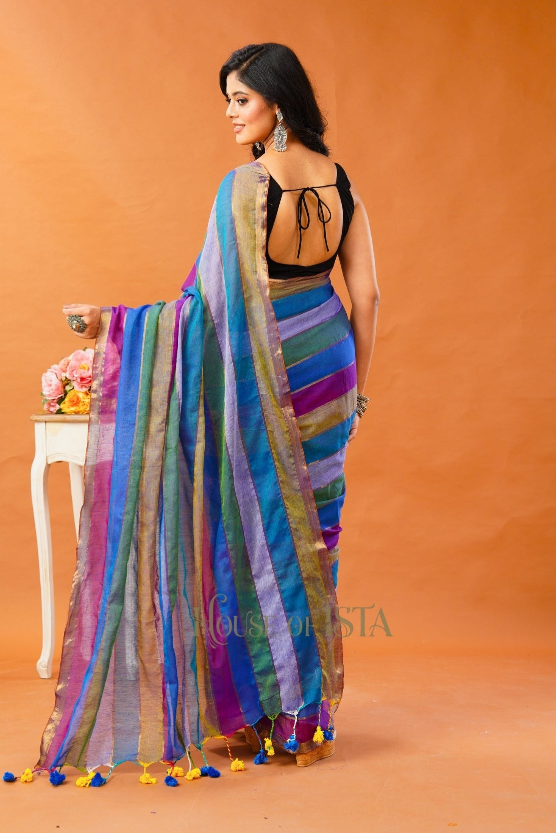 Neel Rekha Premium Cotton Saree