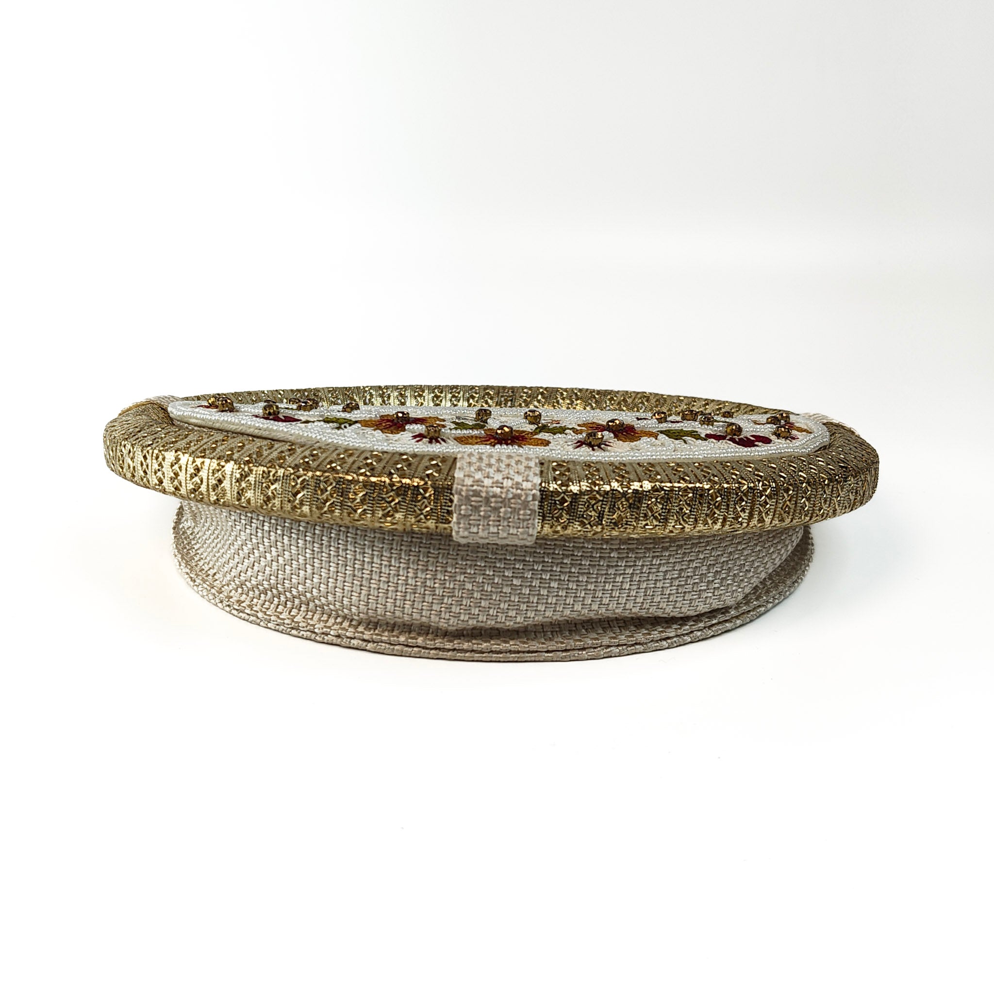 Luna Blanc Premium Round Clutch
