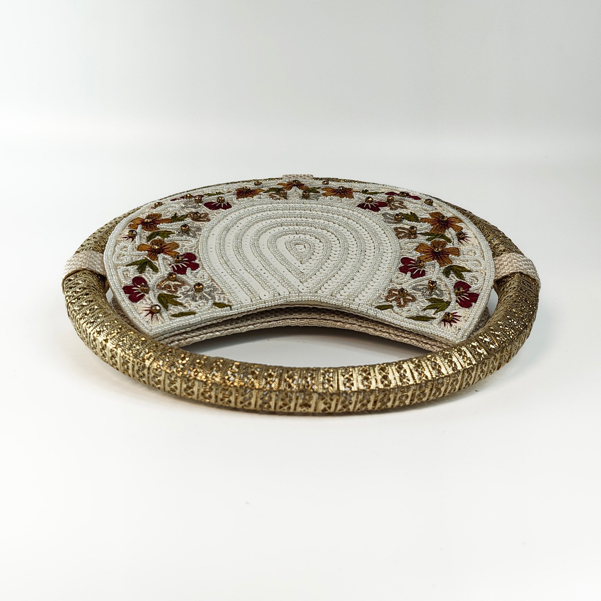 Luna Blanc Premium Round Clutch