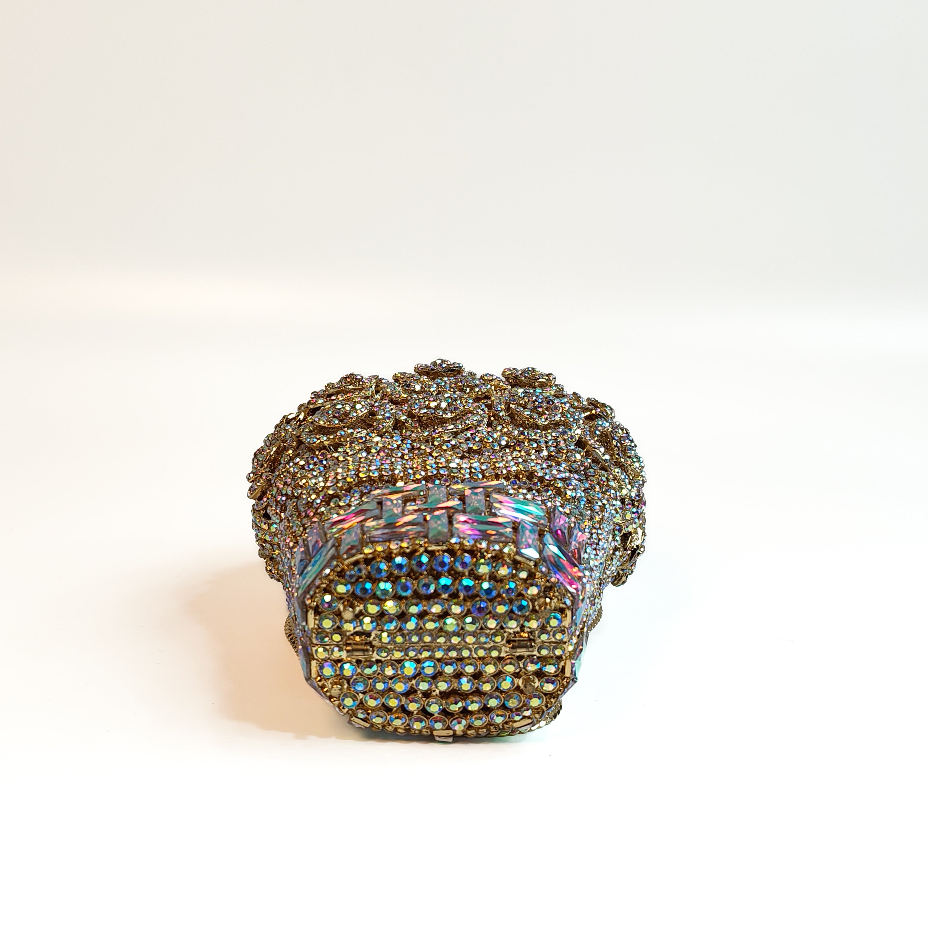 Crystal Rose Bouquet Luxe Clutch