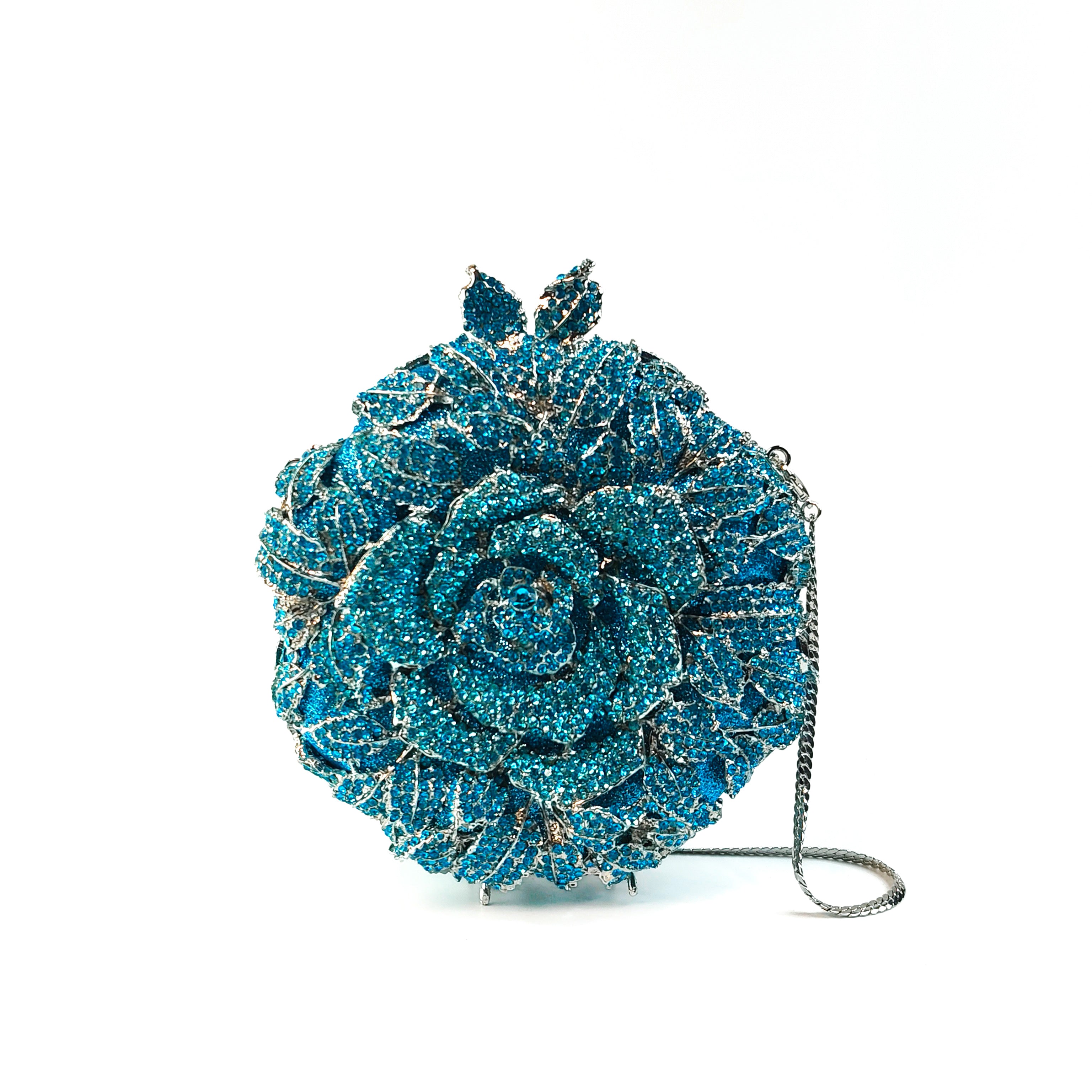 Bloom Crystal Rose Clutch