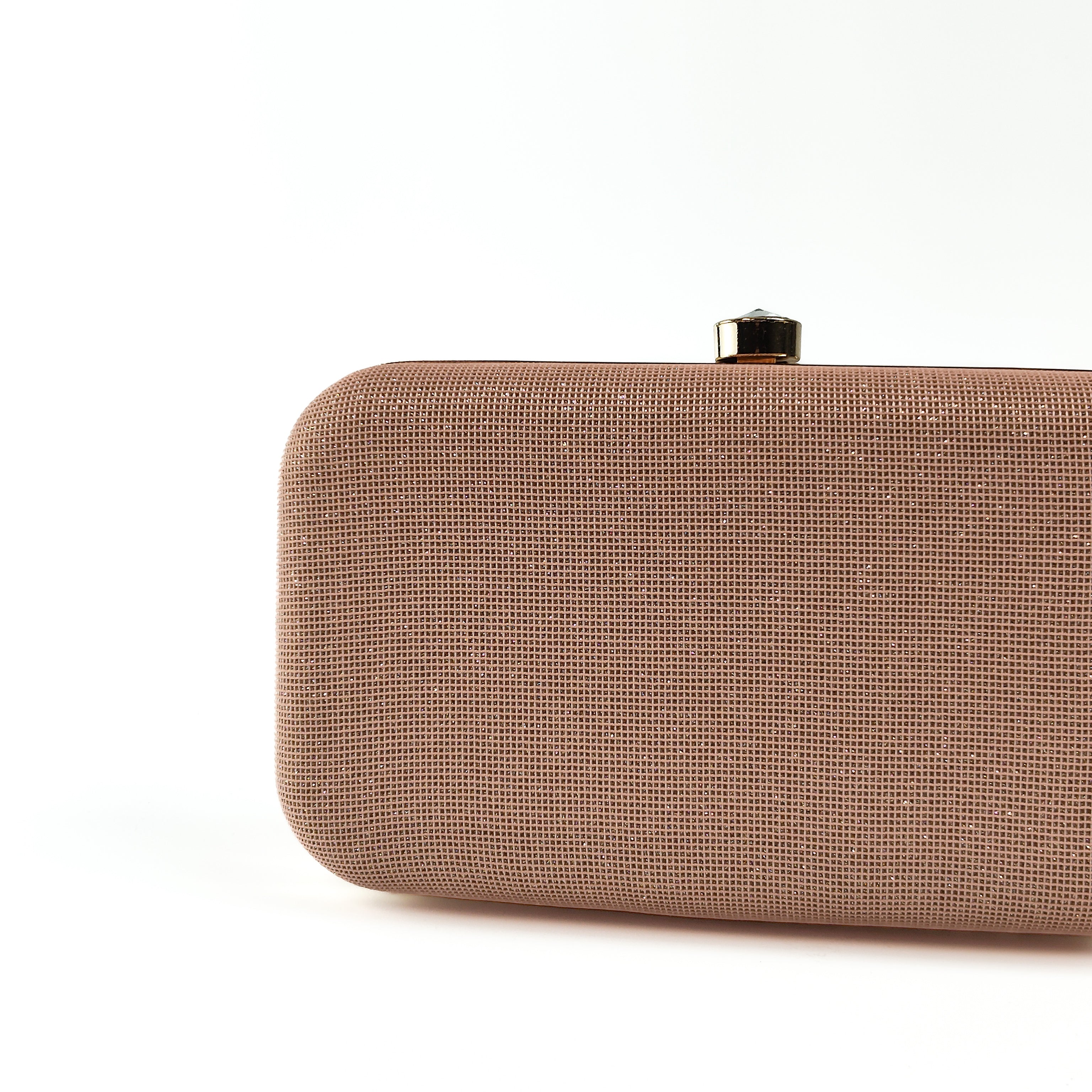 Blush Luxe Hard Clutch