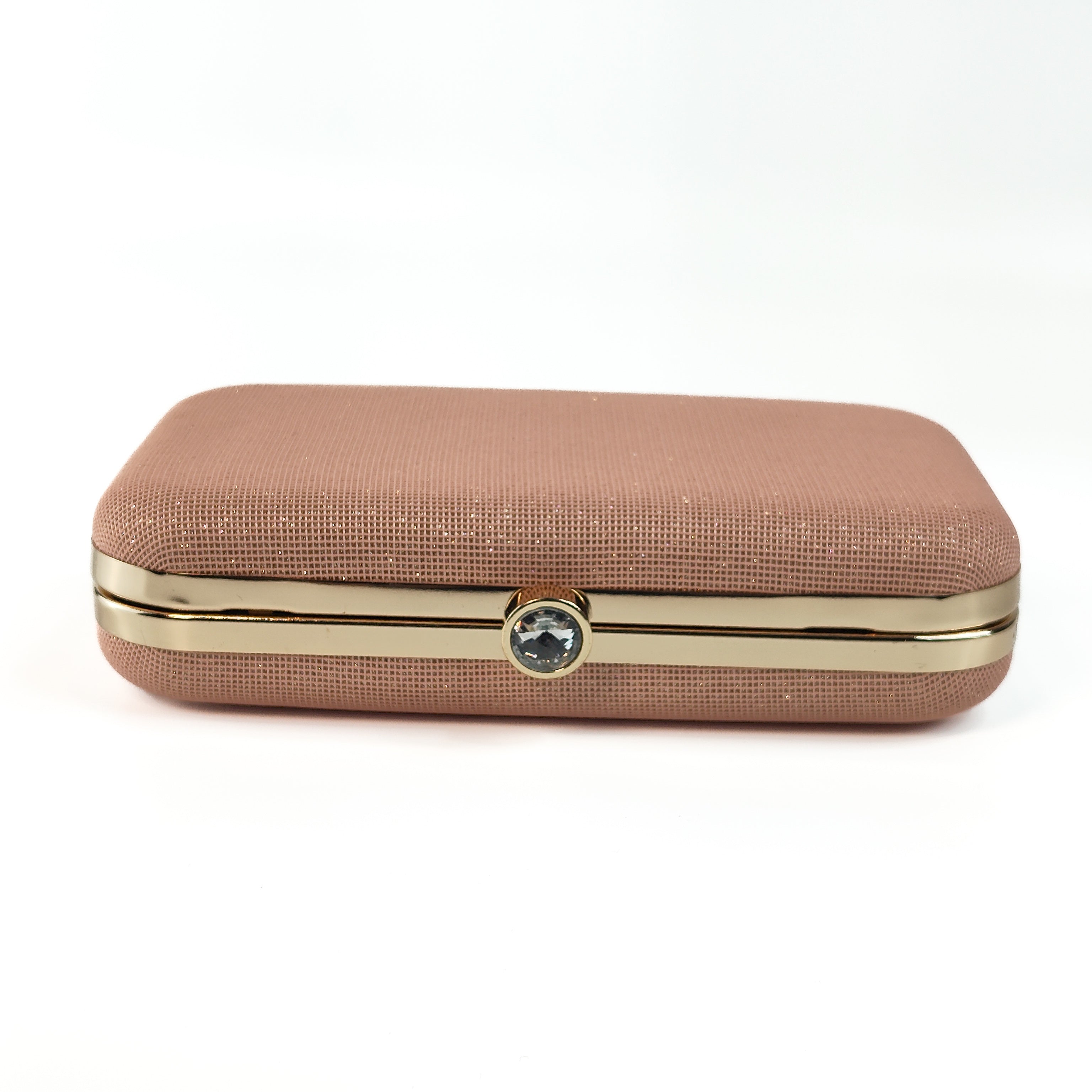 Blush Luxe Hard Clutch