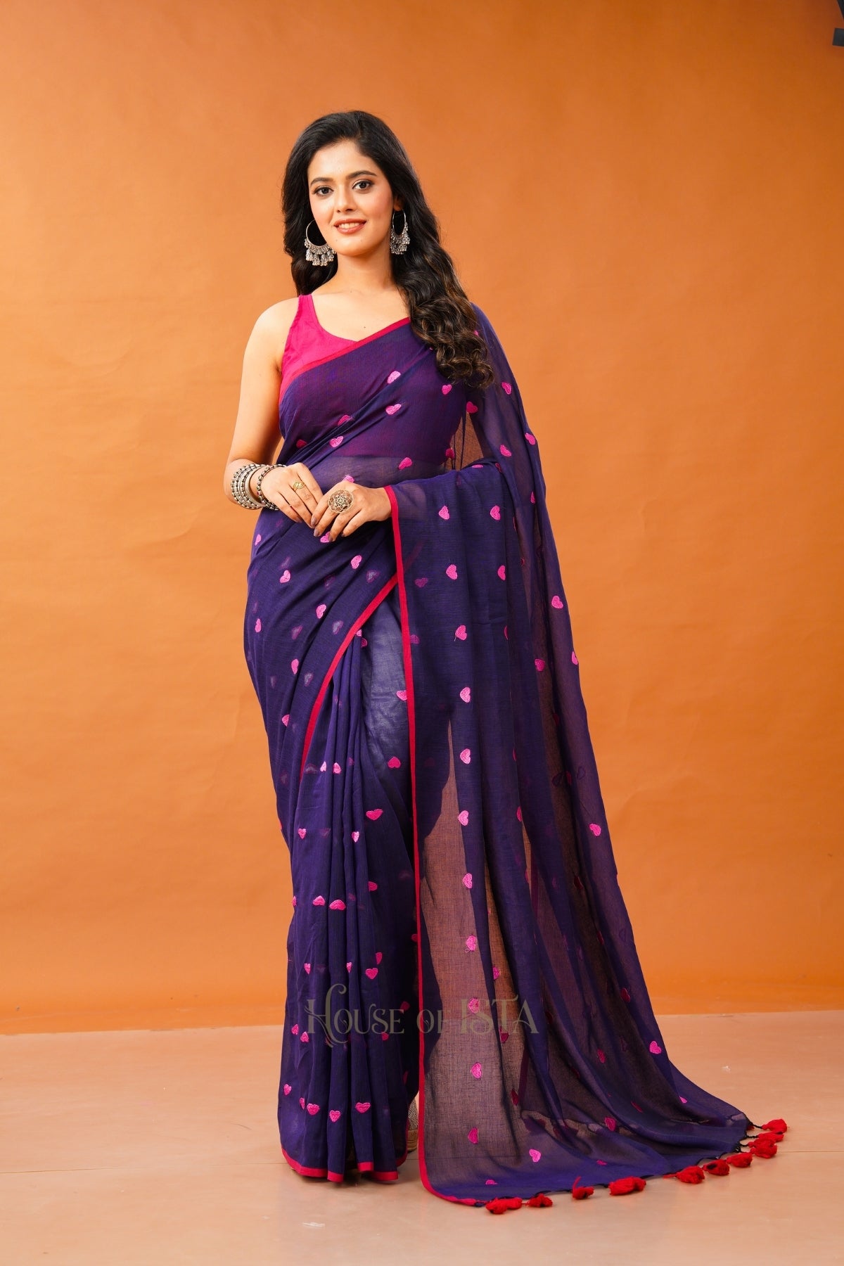 The Hearts Secret Cotton Saree