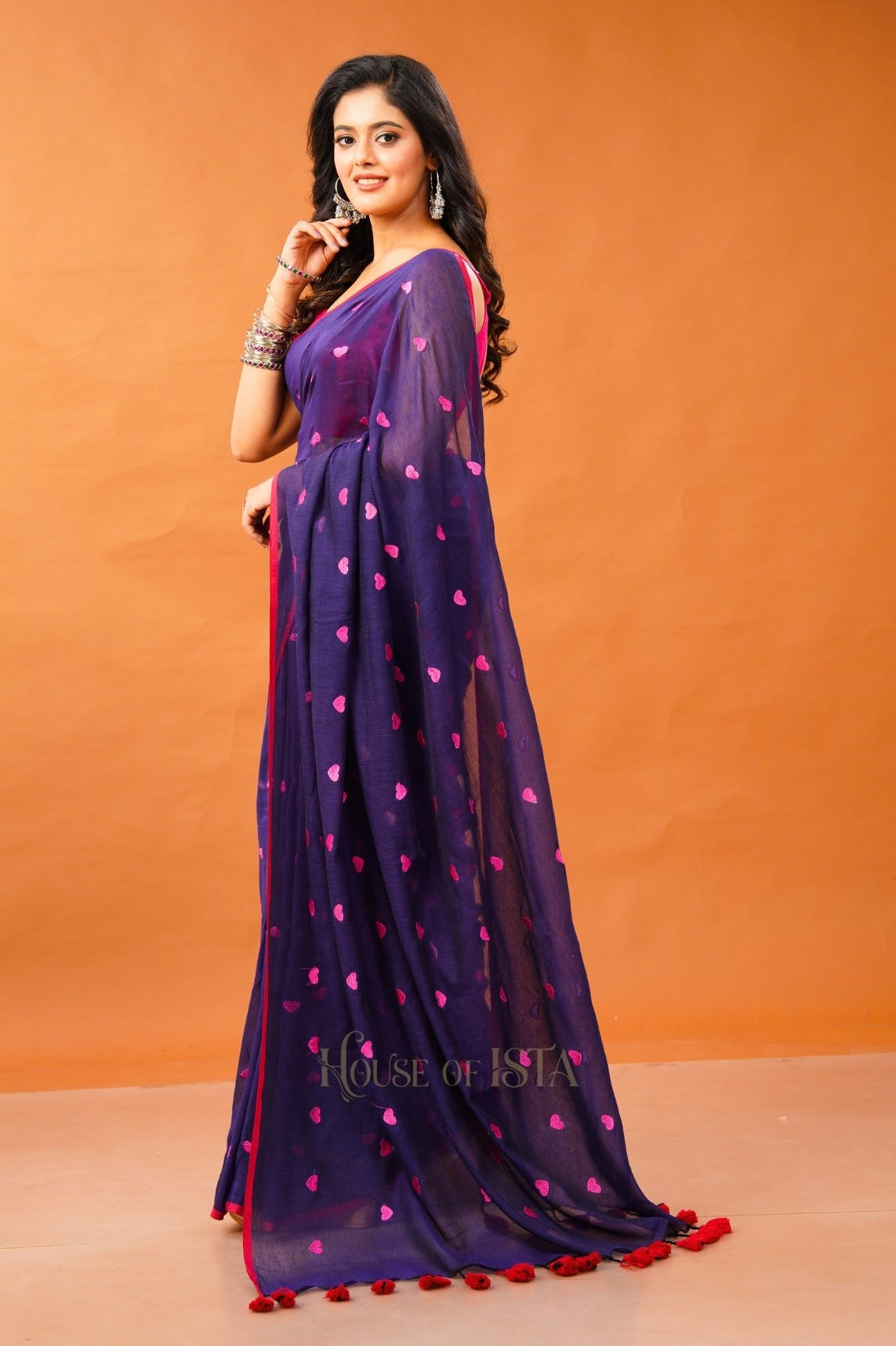 The Hearts Secret Cotton Saree