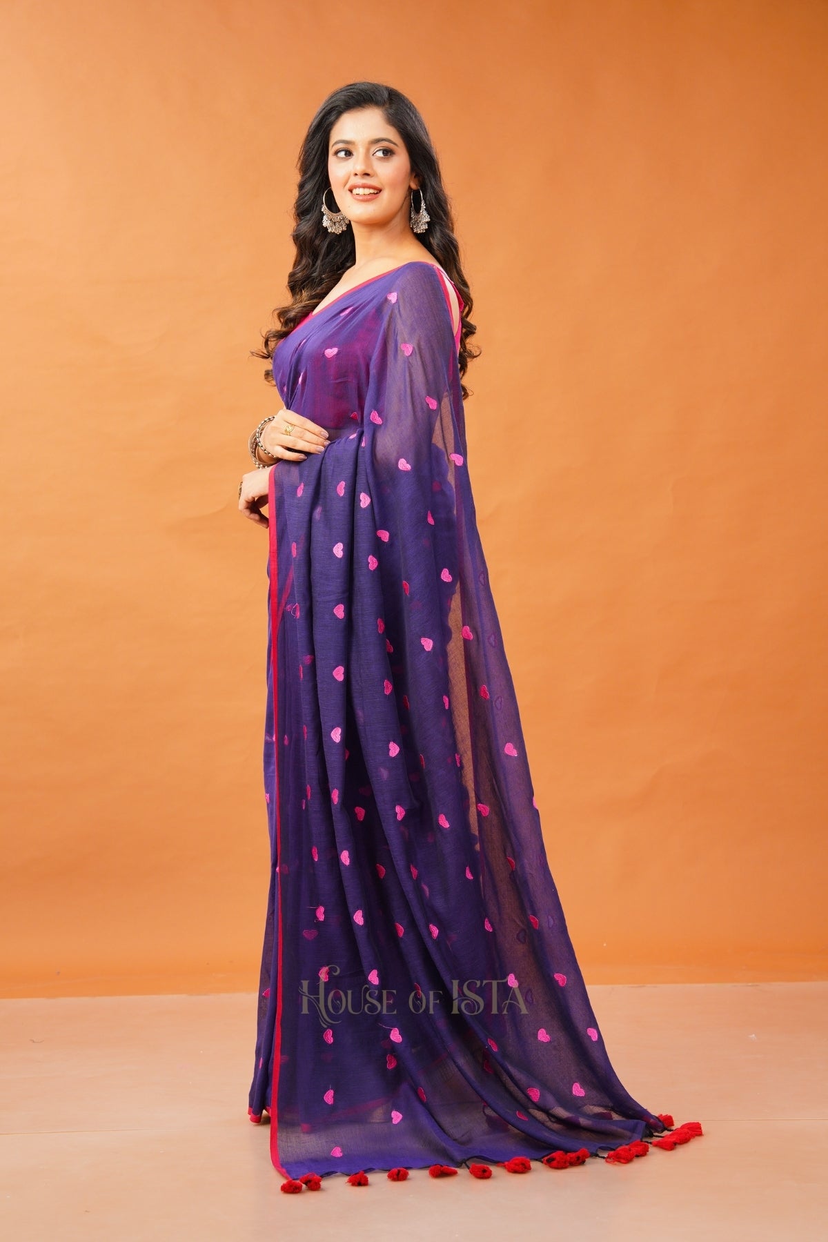The Hearts Secret Cotton Saree
