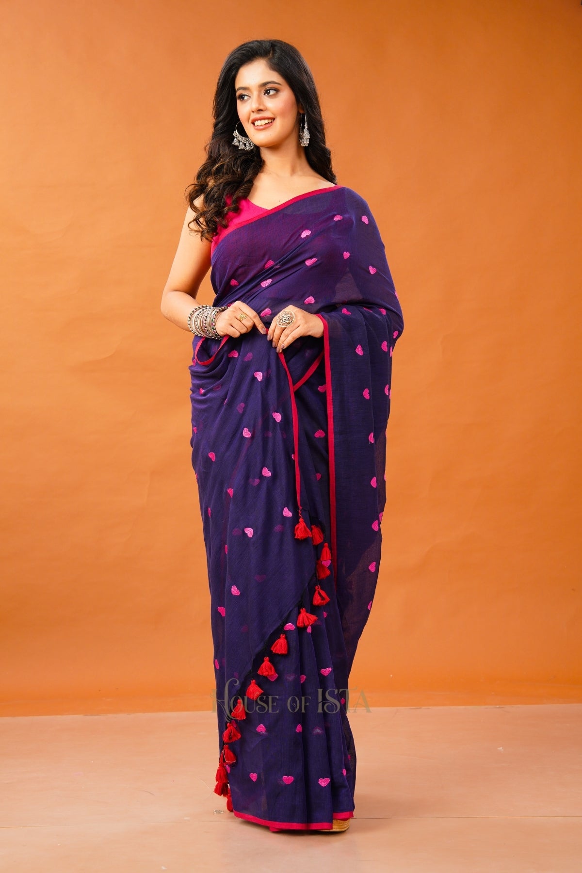 The Hearts Secret Cotton Saree