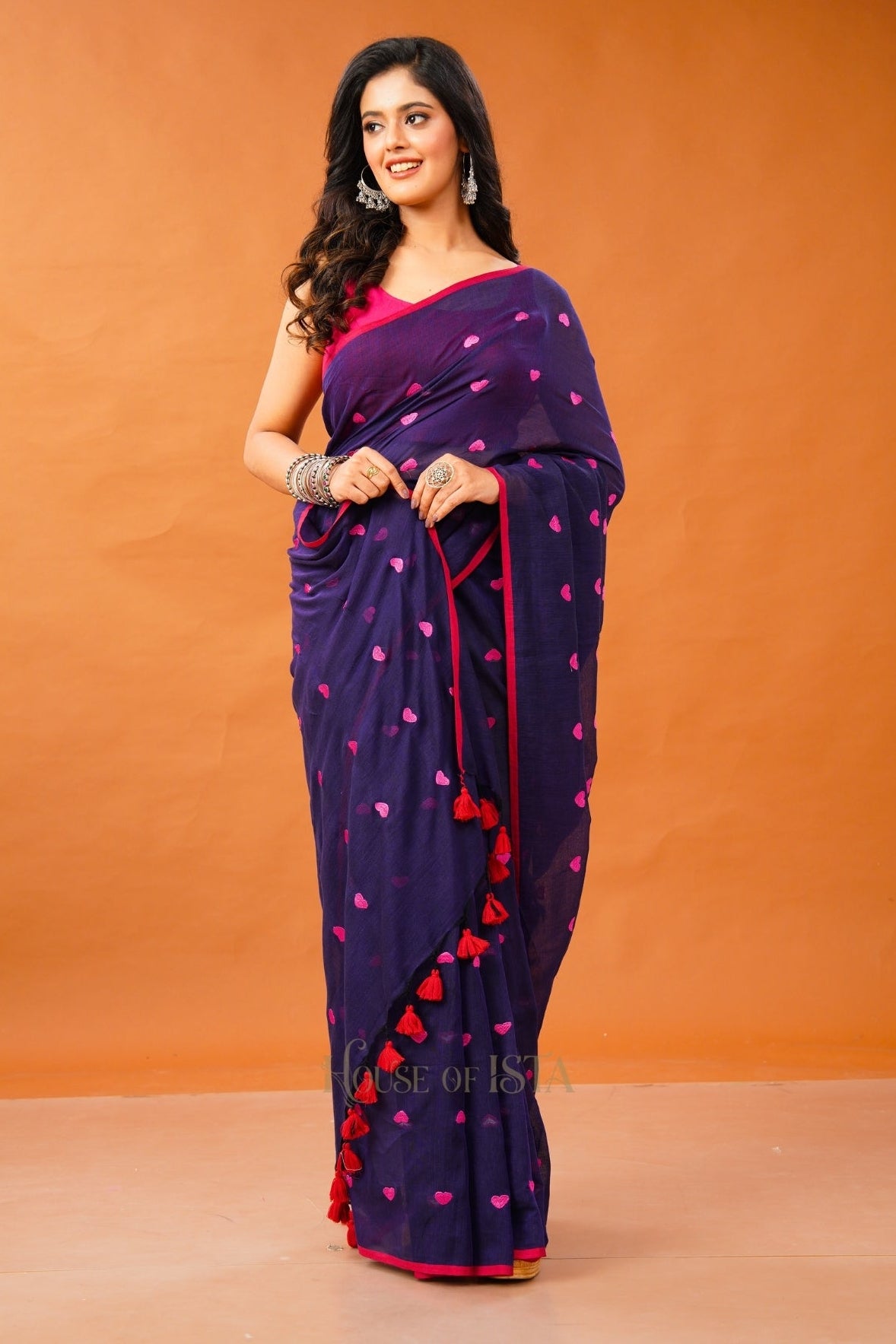 The Hearts Secret Cotton Saree