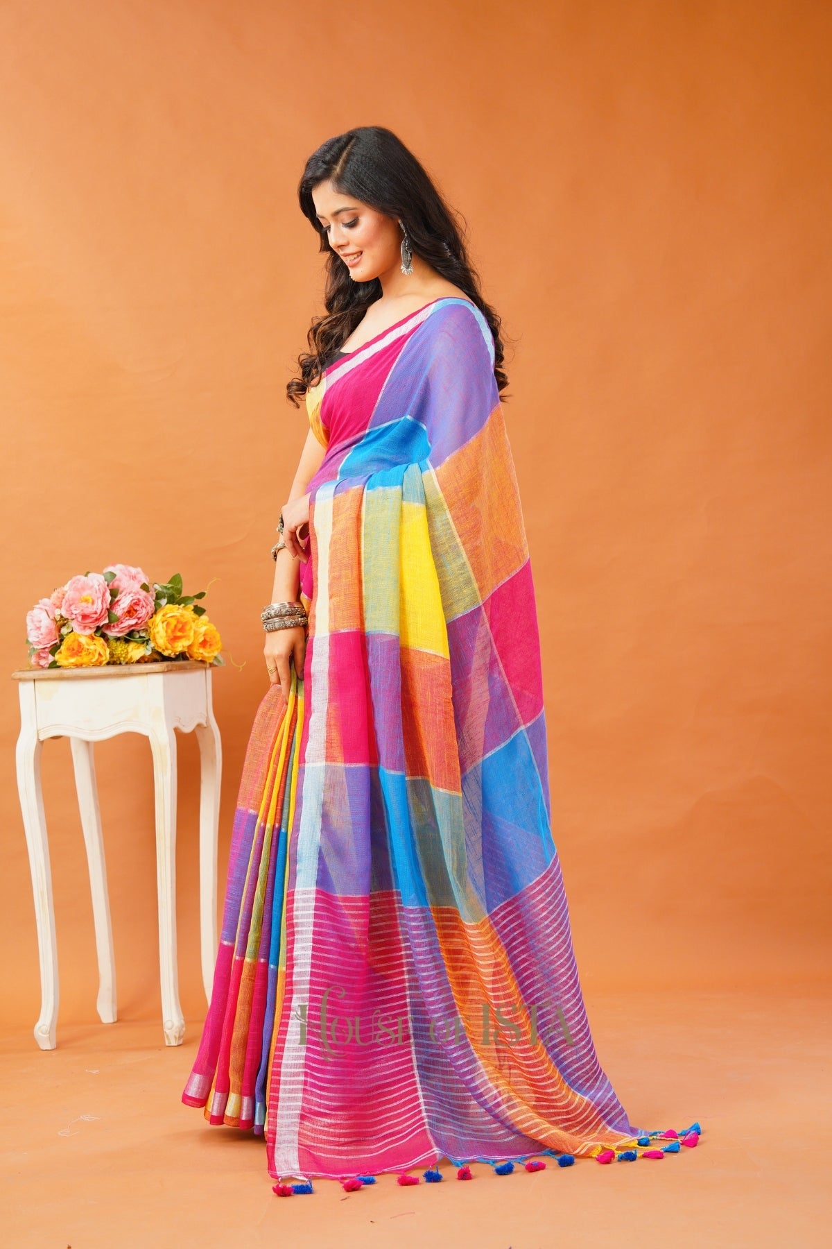 Navrangini Premium Cotton Saree