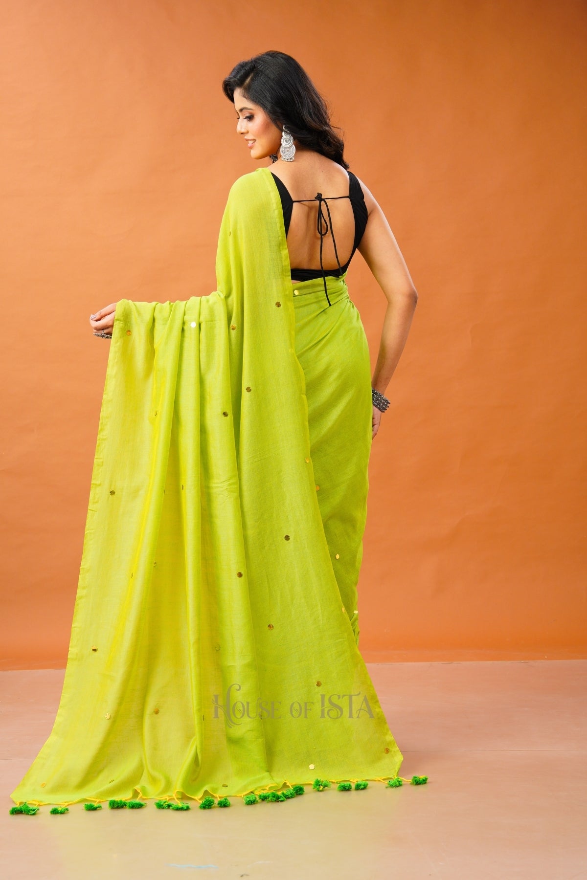 Neon Nectar Cotton Saree