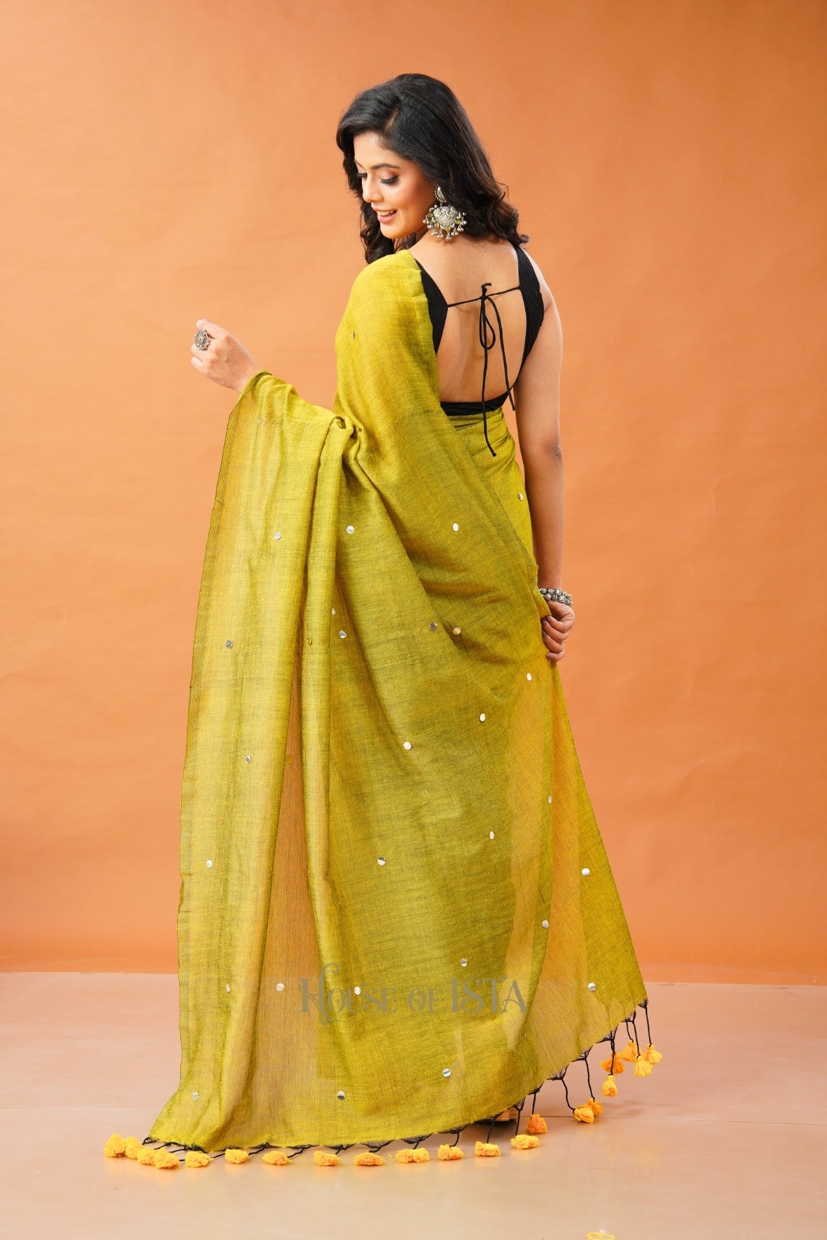 Amber Aura Cotton Saree