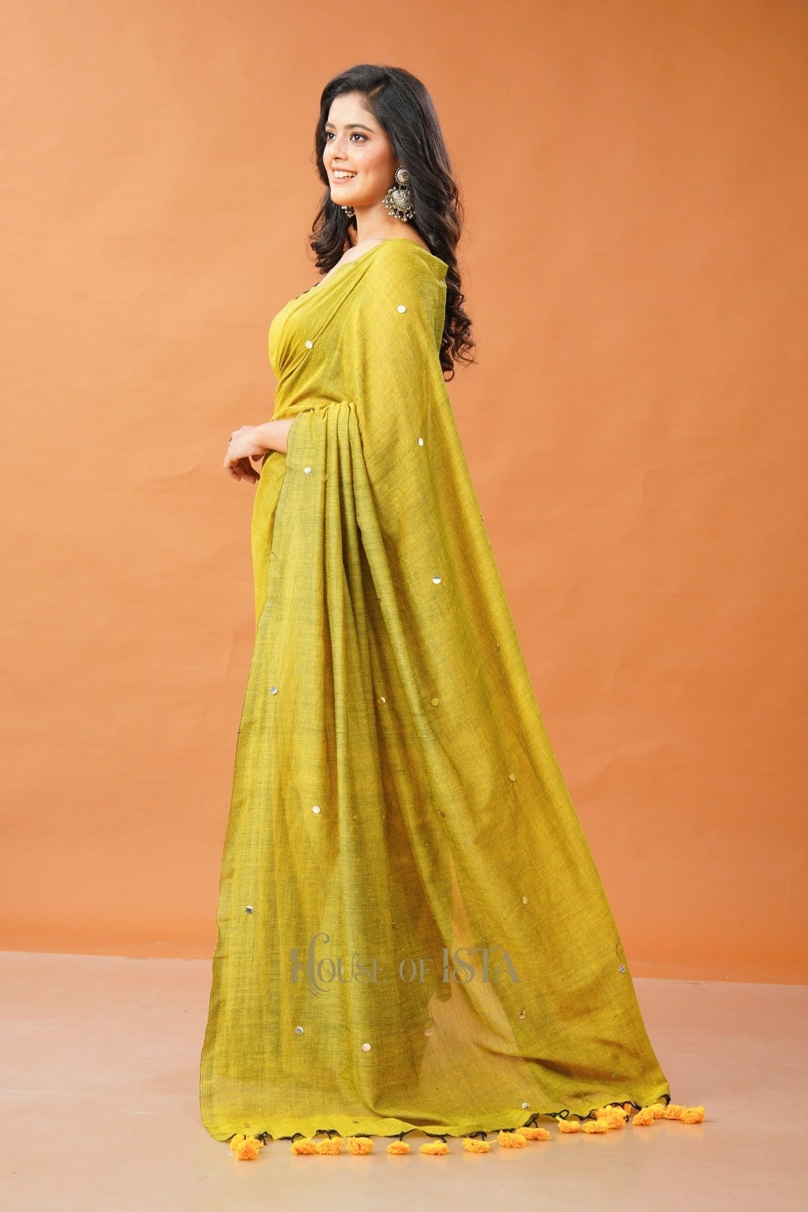 Amber Aura Cotton Saree