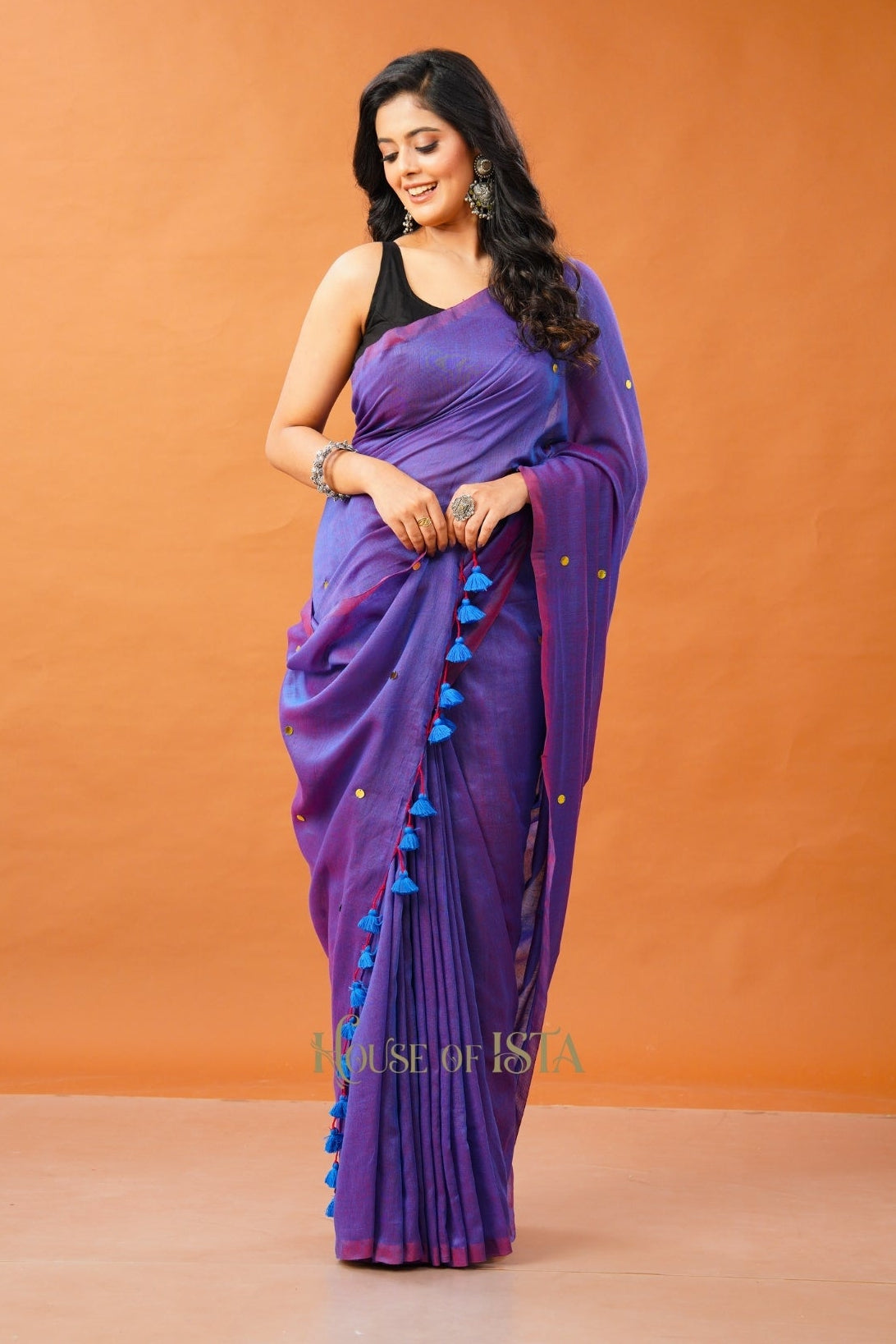 Lilac Haze Cotton Saree