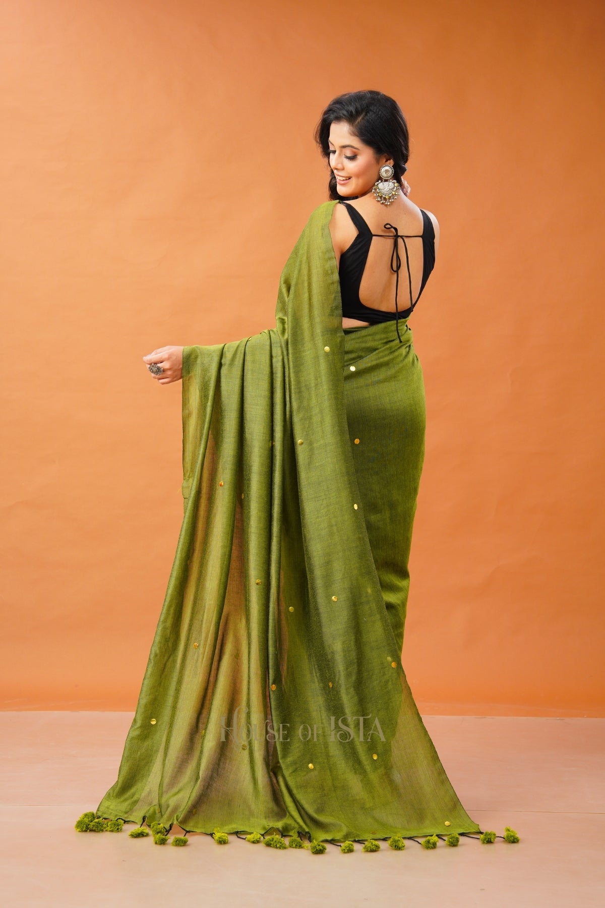 The Heena Halo Cotton Saree