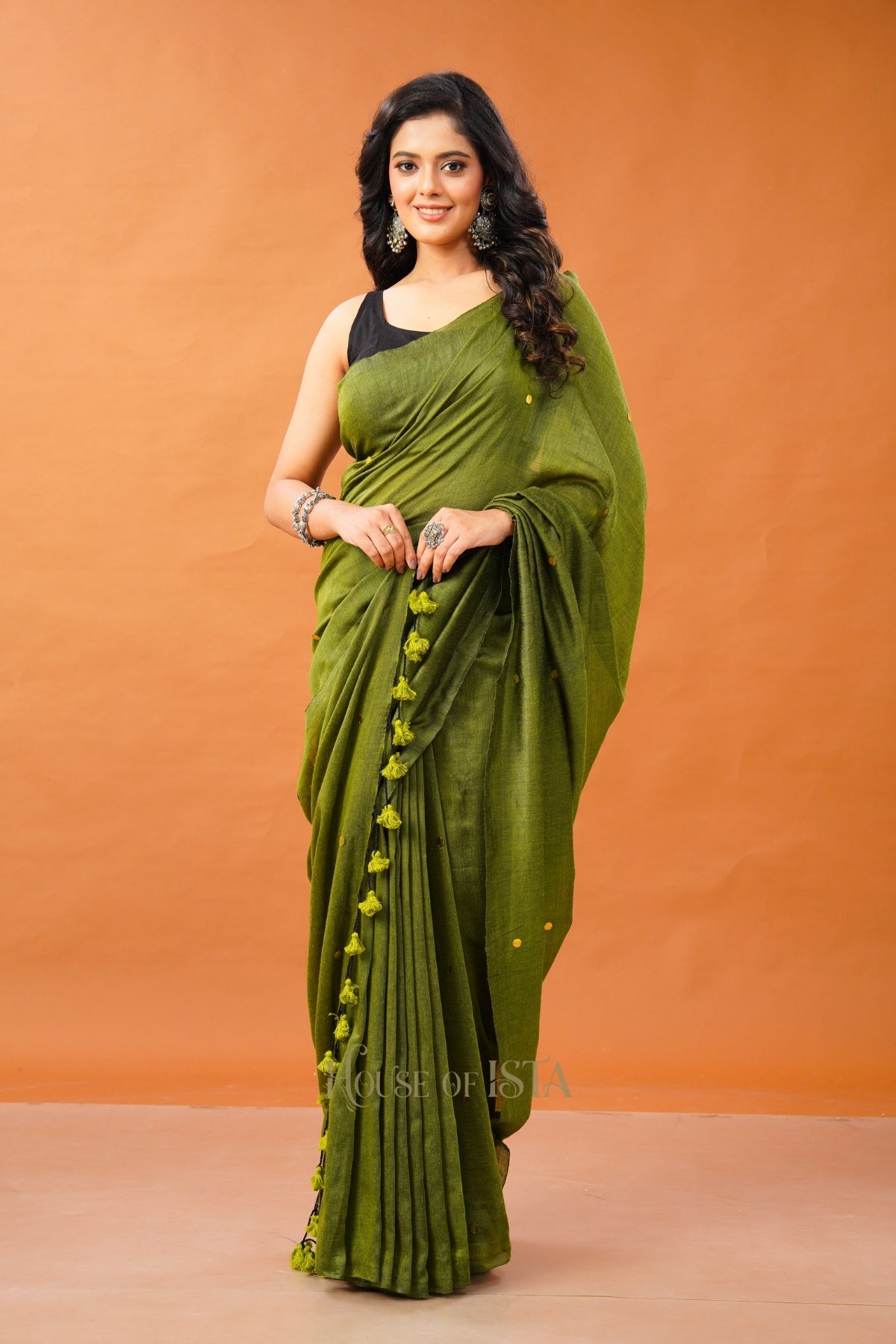 The Heena Halo Cotton Saree