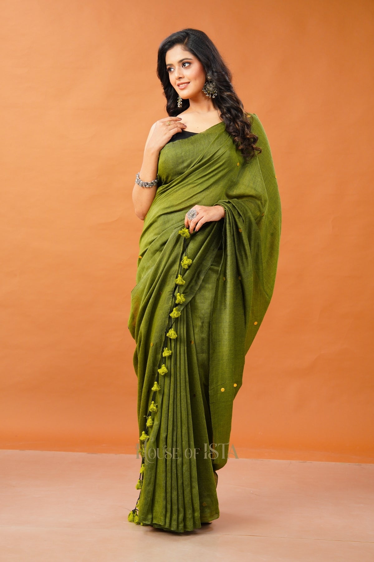The Heena Halo Cotton Saree