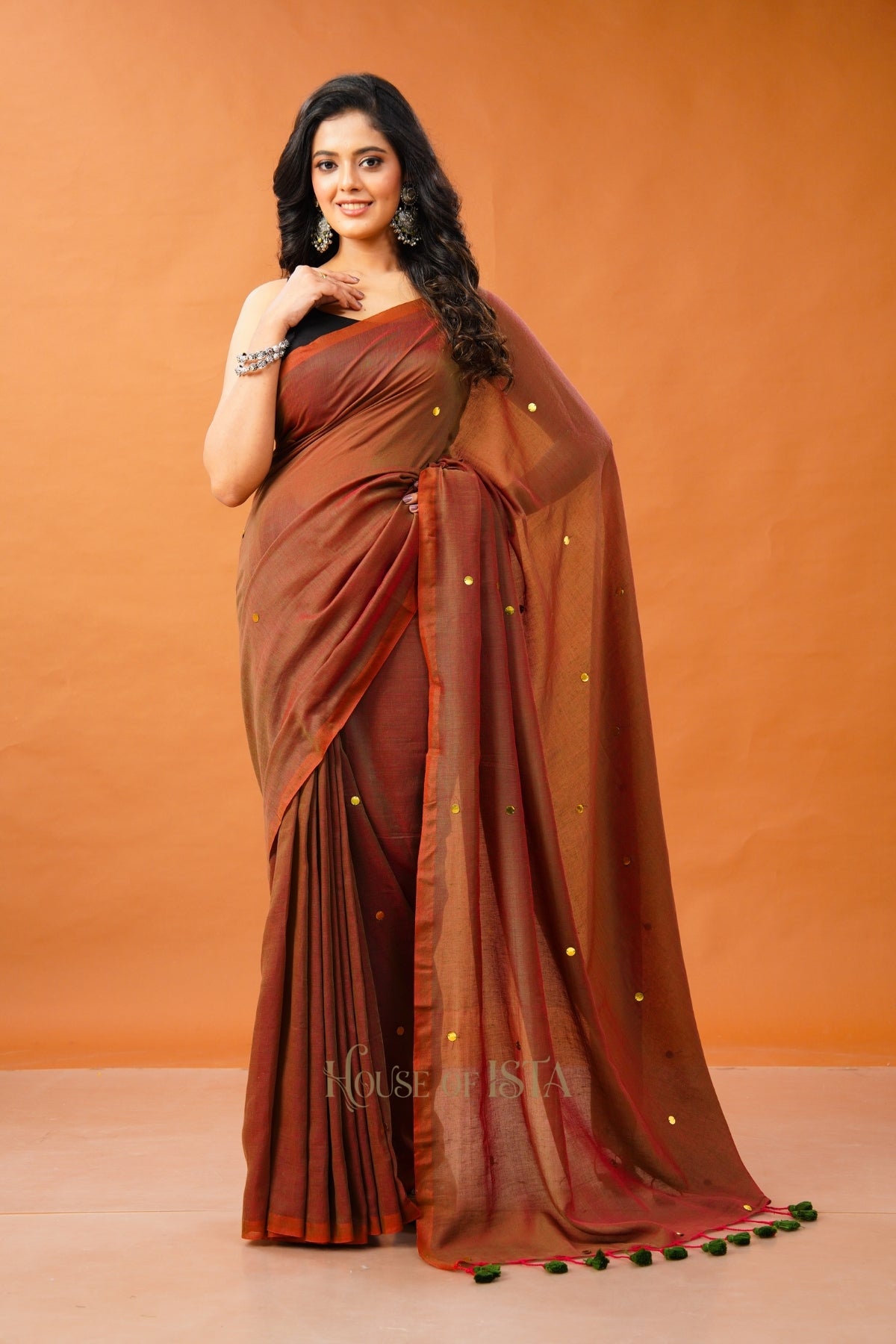 The Rustic Radiance Cotton Saree