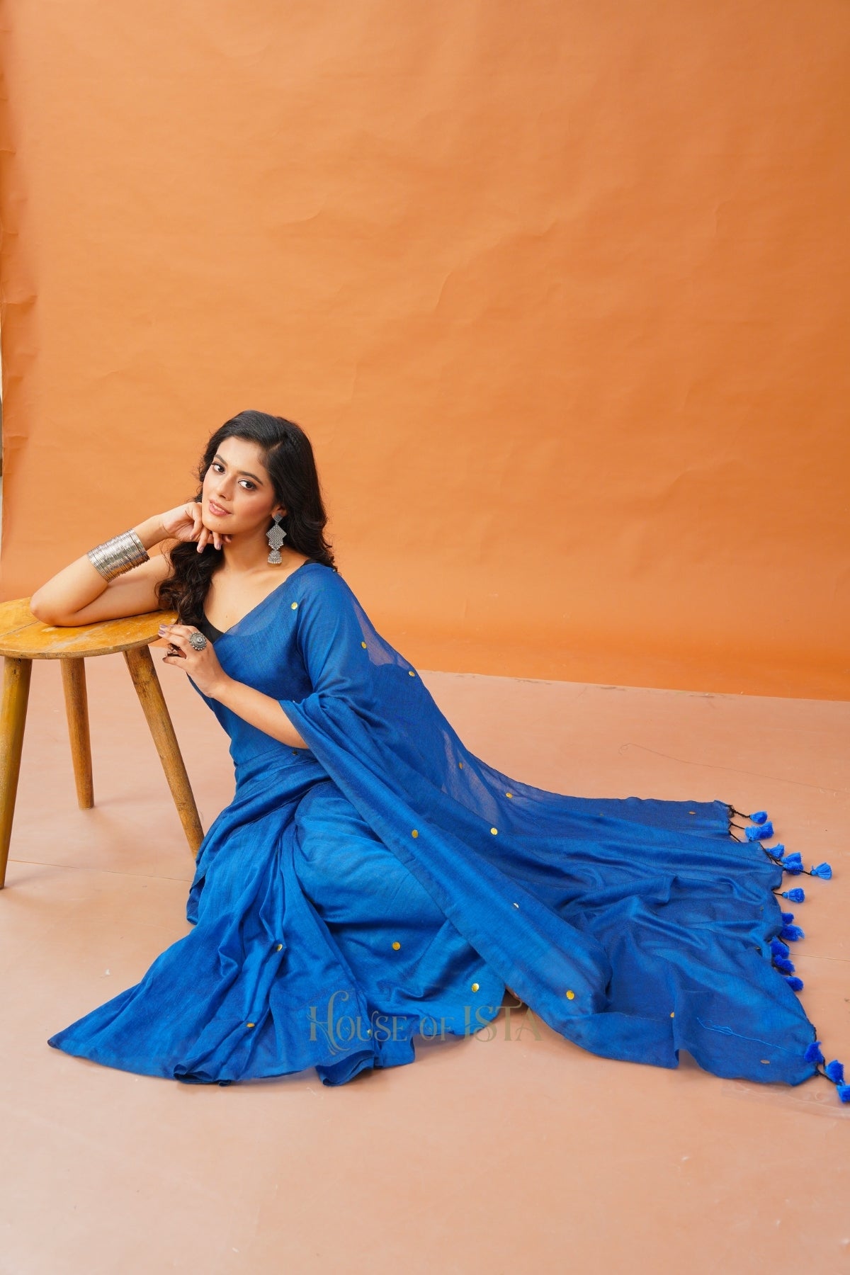 Neel Taara Cotton Saree