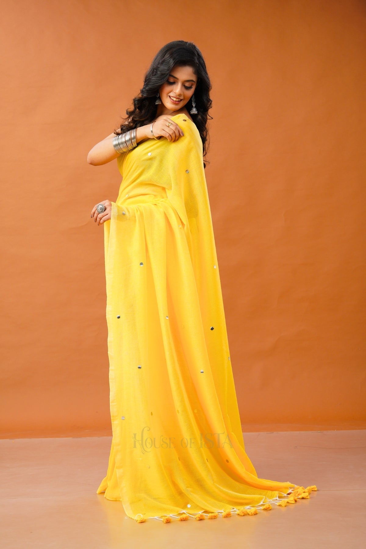 Basanti Bela Cotton Saree