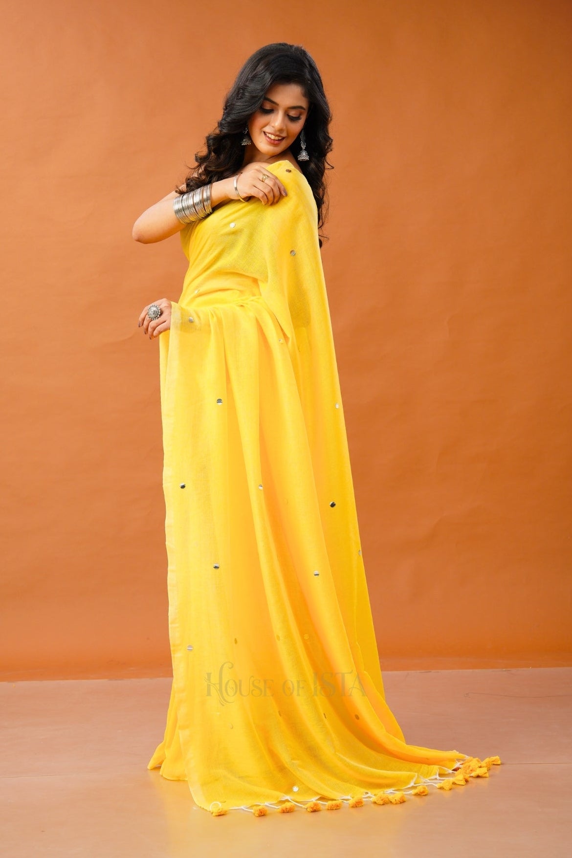 Basanti Bela Cotton Saree