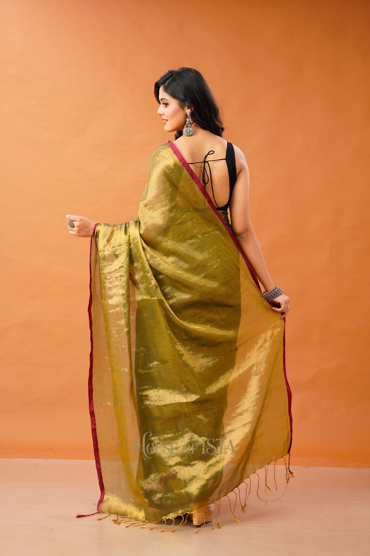 Sunehari Heena Tissue Cotton Saree