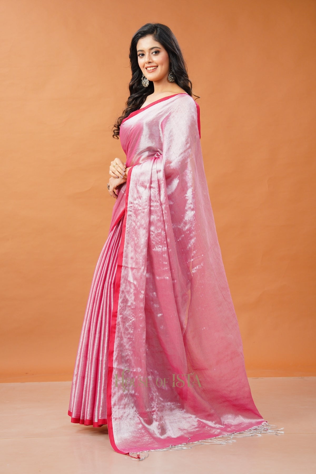 Petal Shimmer Tissue Cotton Saree