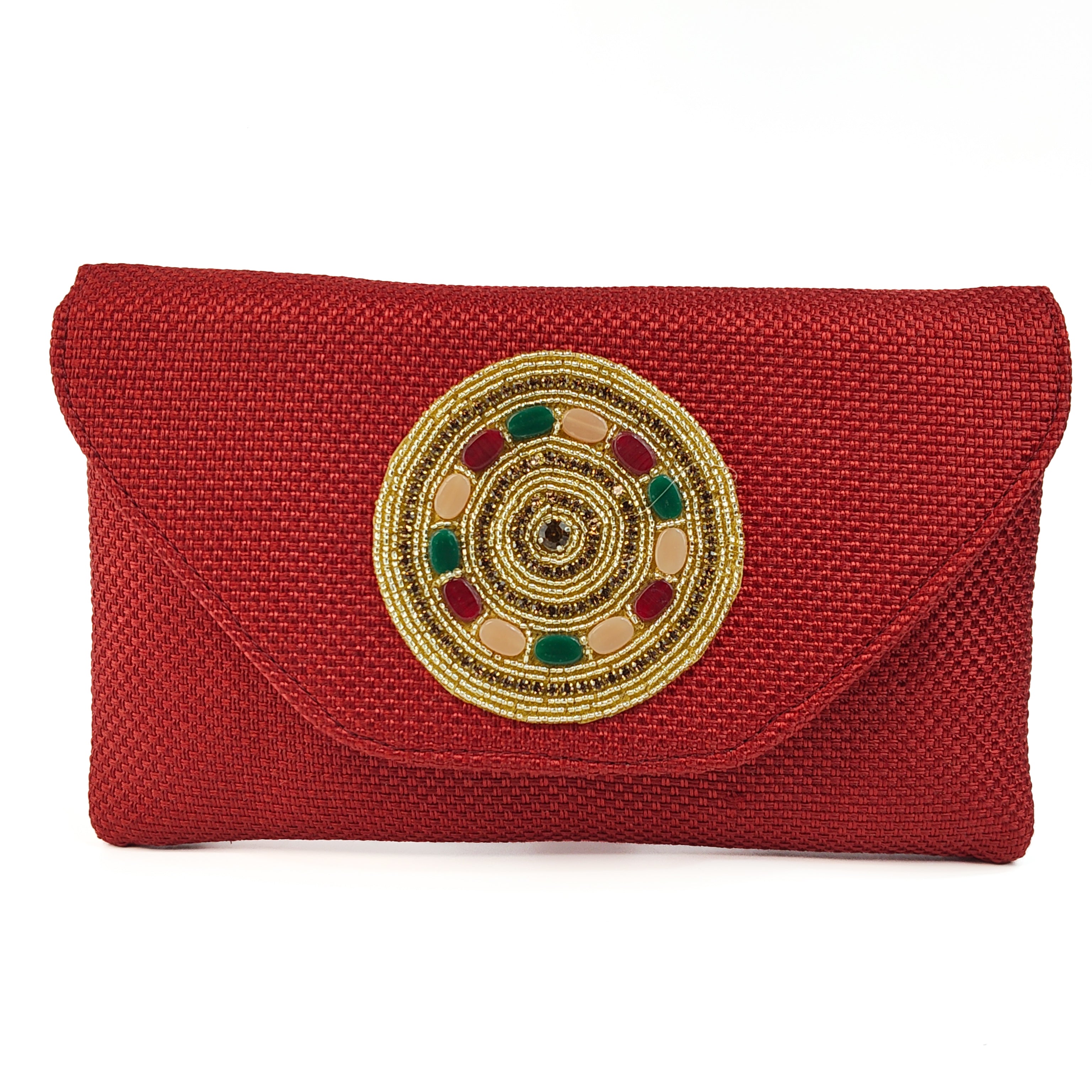 Laal Noor Envelope Clutch