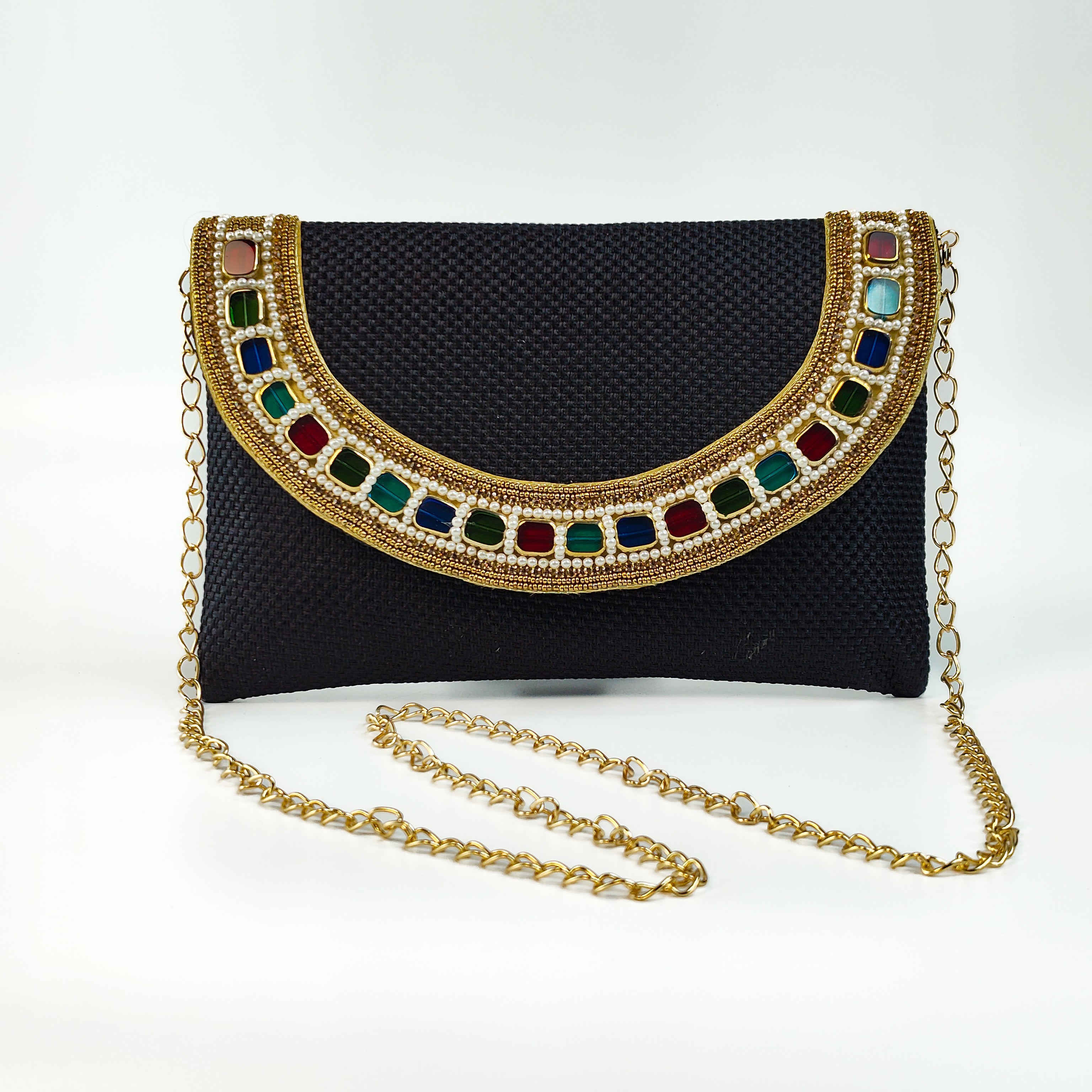 Satrangi Arc Statement Clutch