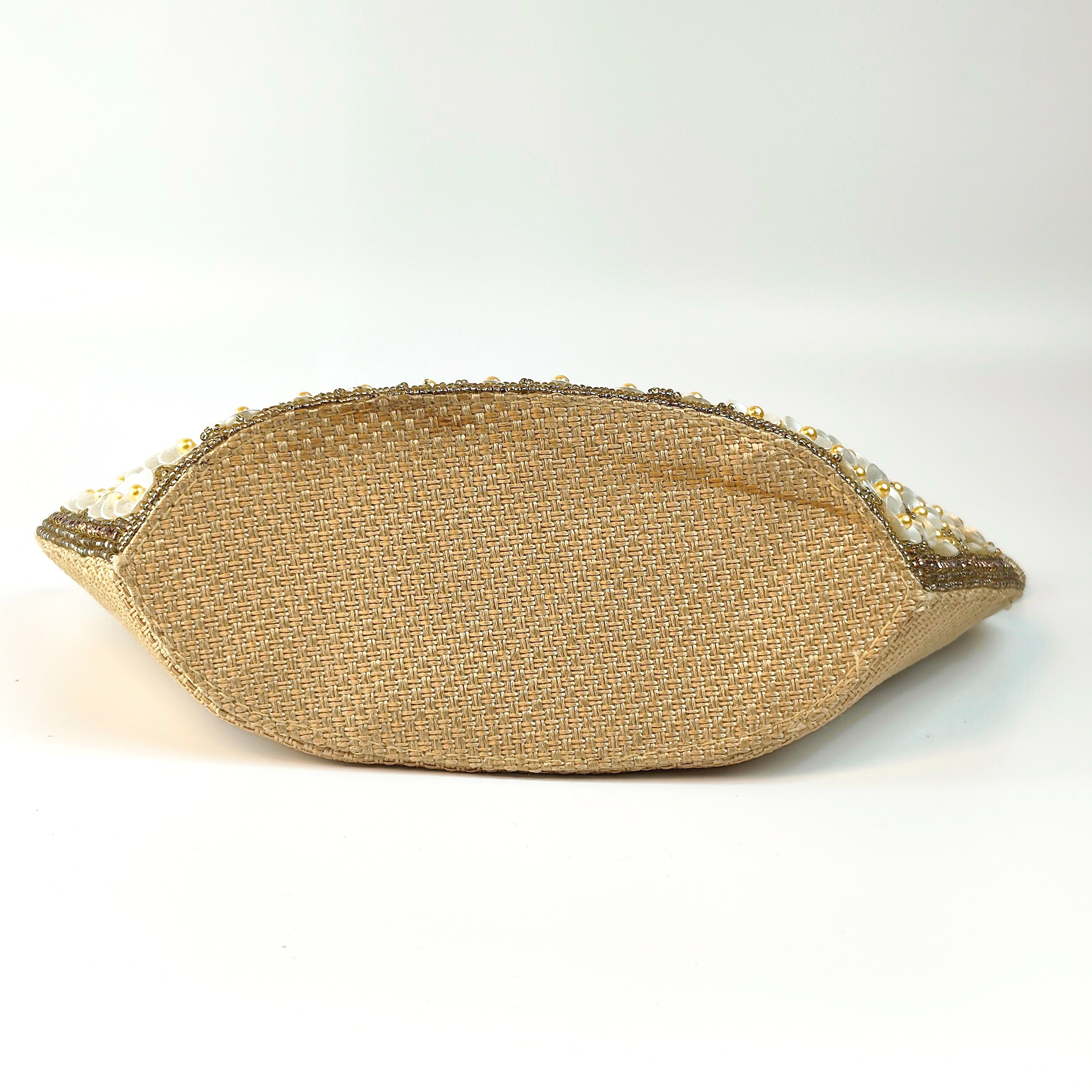 Pearl Blossom Designer Clutch
