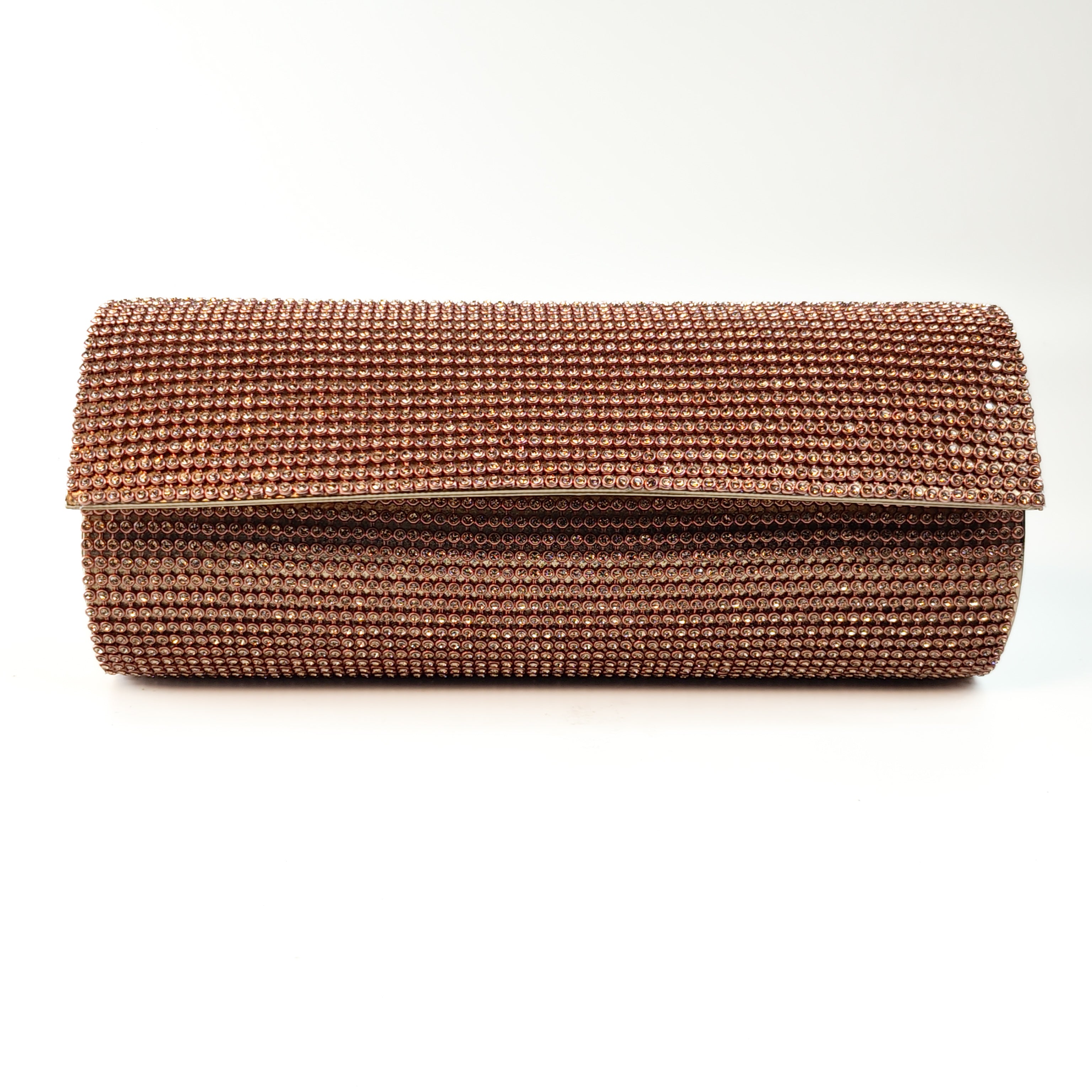 Rose Gold Crystal Clutch