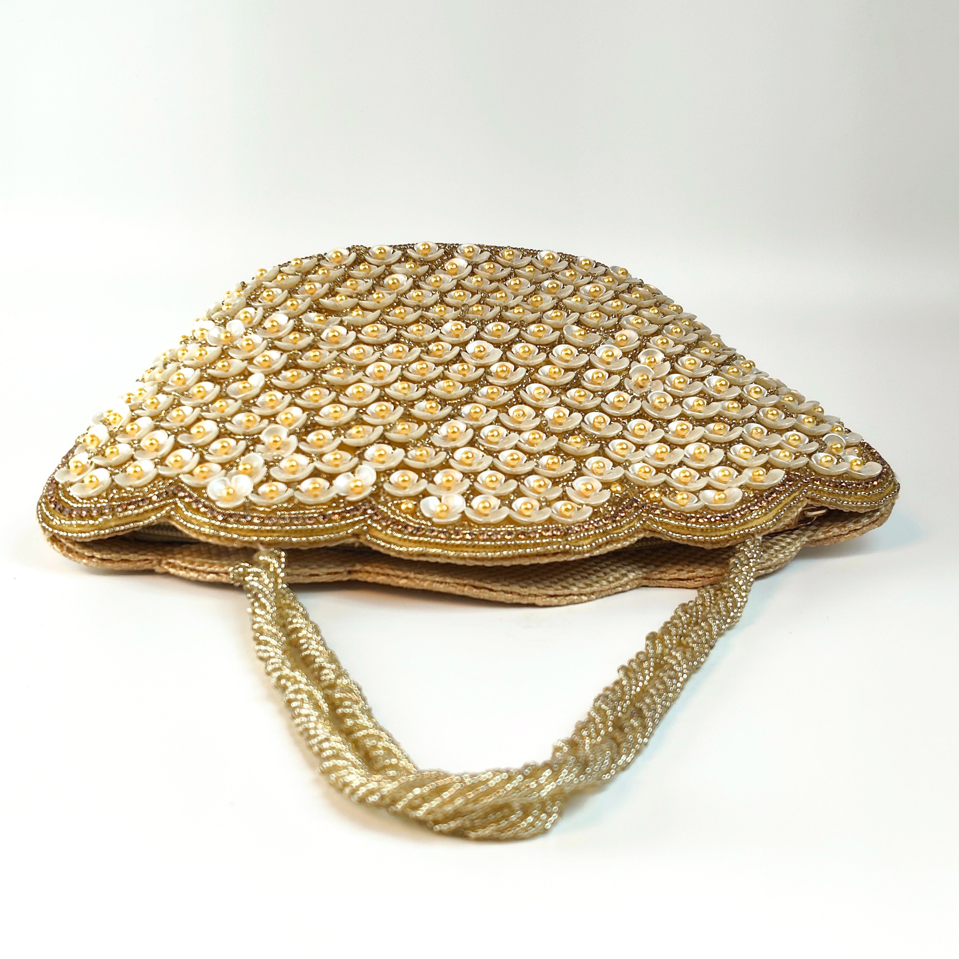 Pearl Blossom Designer Clutch