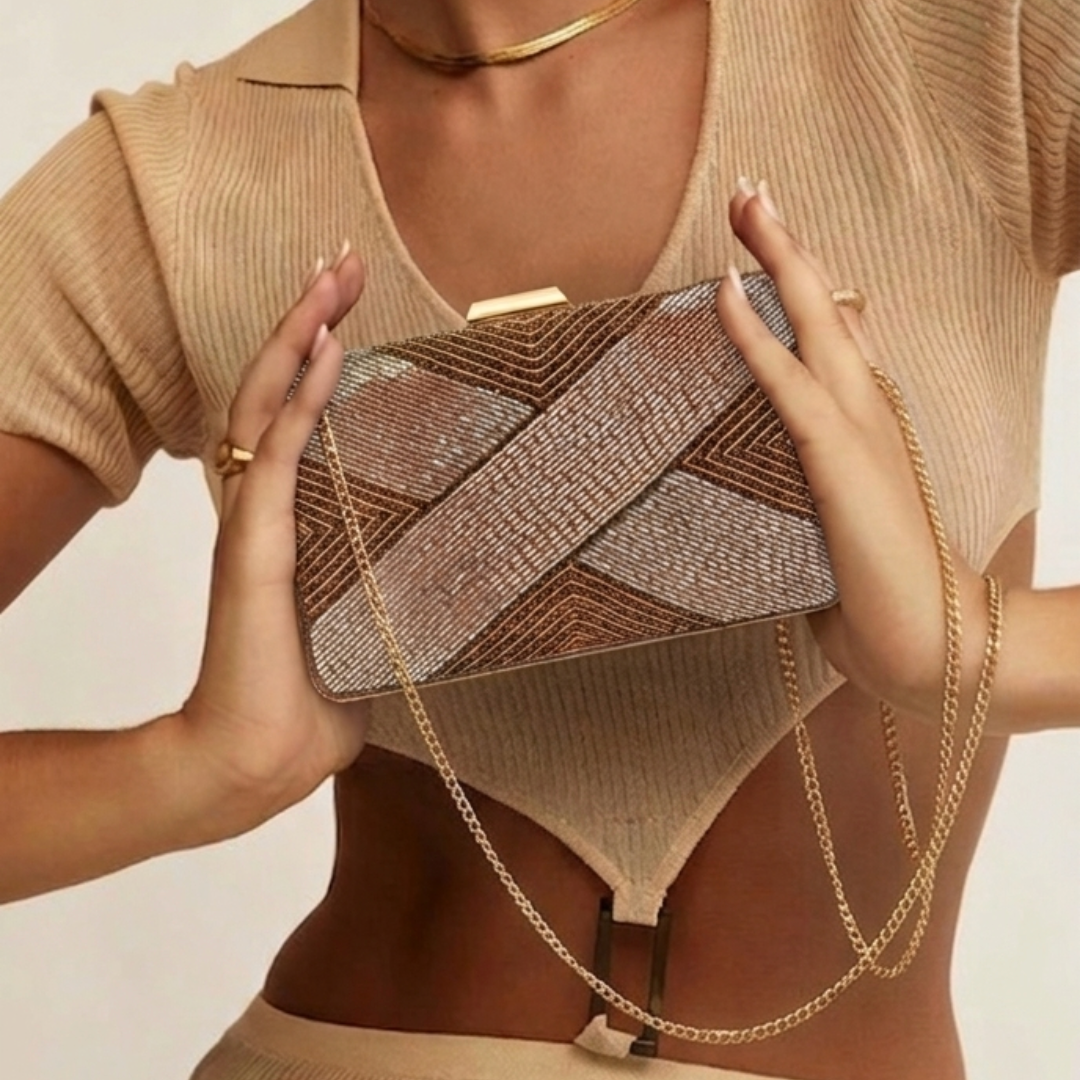 The Bella Rose Clutch