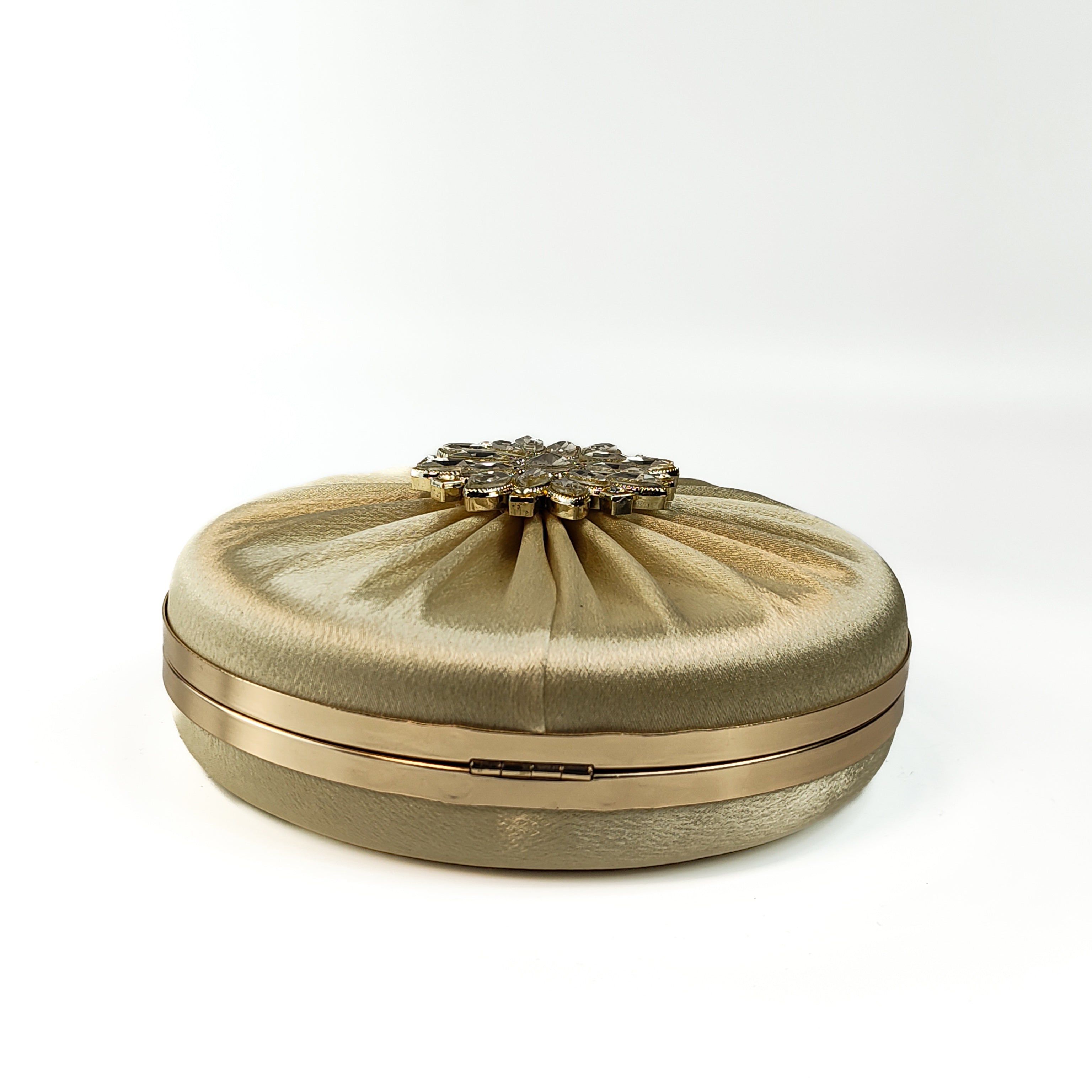 The Gilded Aura Ring Handle Clutch