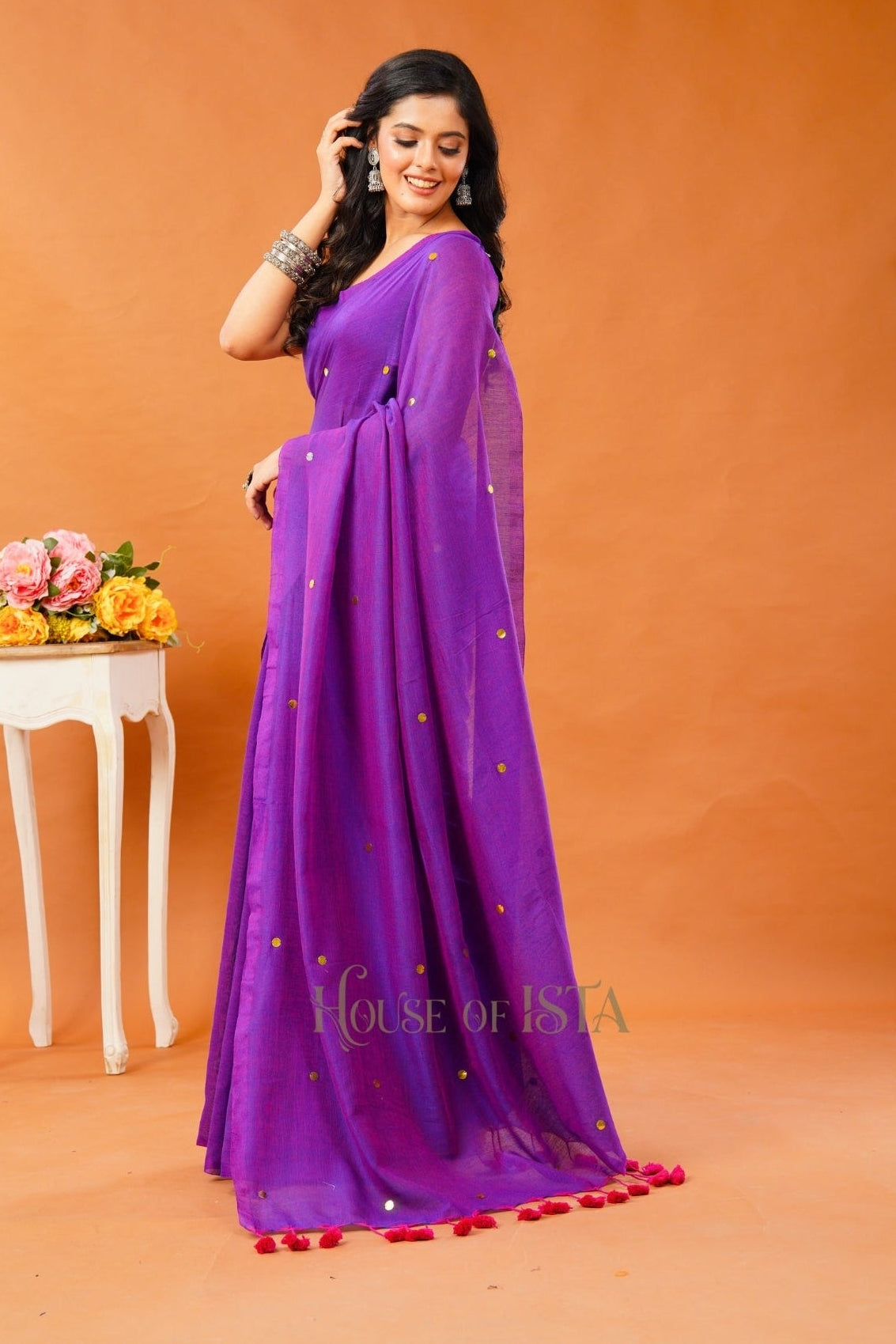 Jamuni Jhilmil Cotton Saree