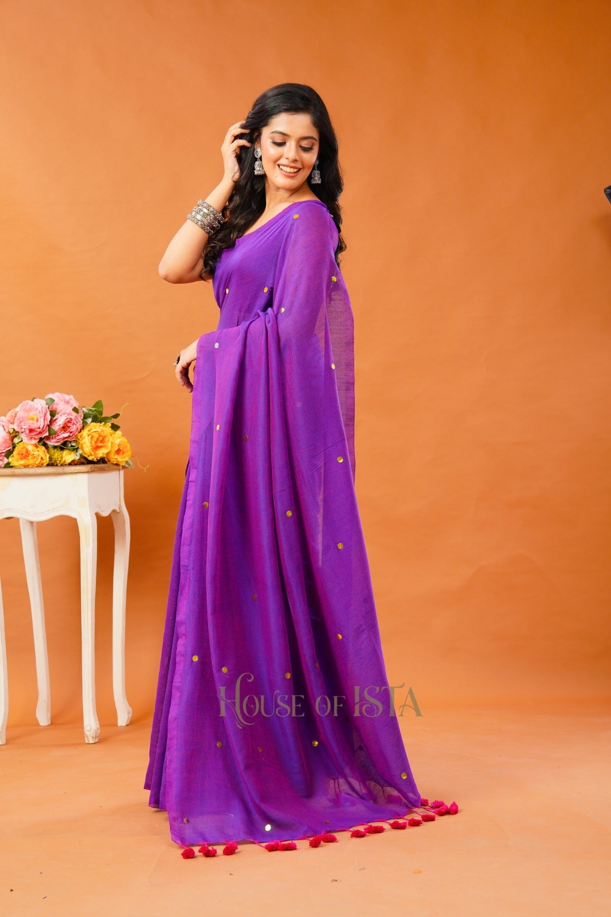 Jamuni Jhilmil Cotton Saree