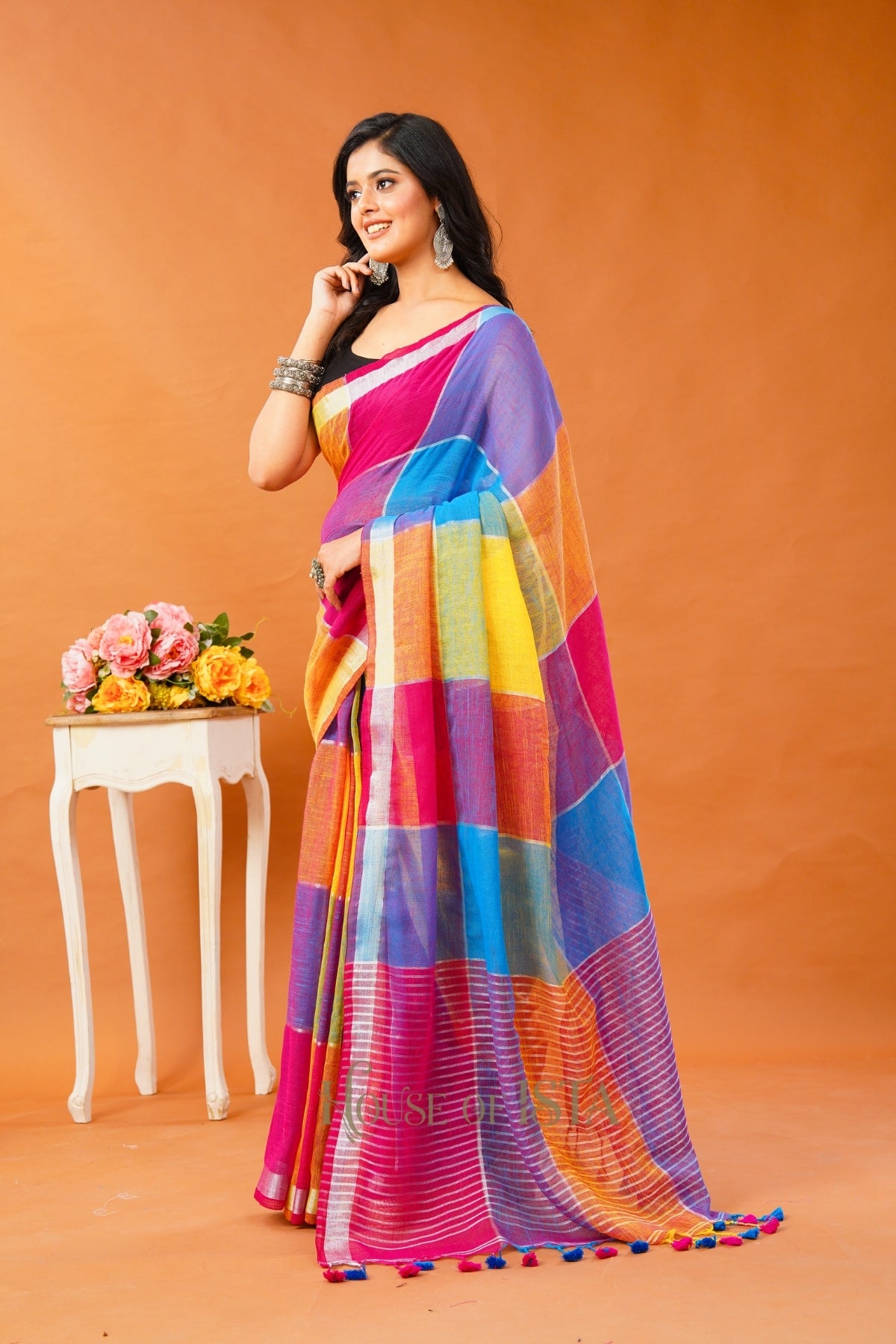 Navrangini Premium Cotton Saree