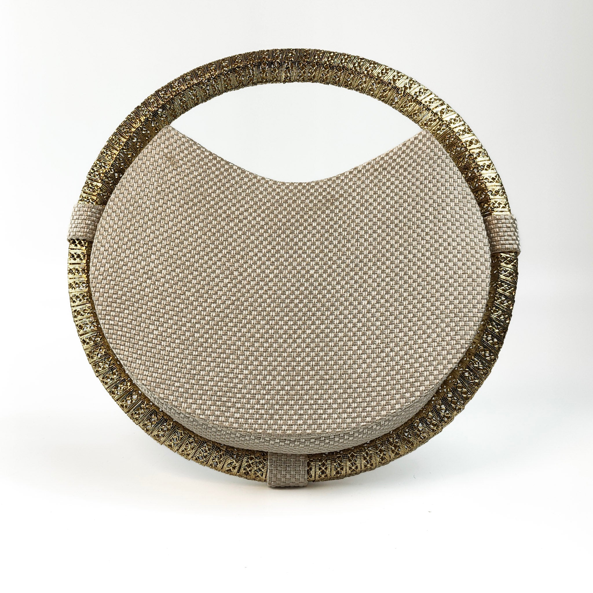 Luna Blanc Premium Round Clutch