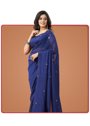 Single Shade Cotton sarees