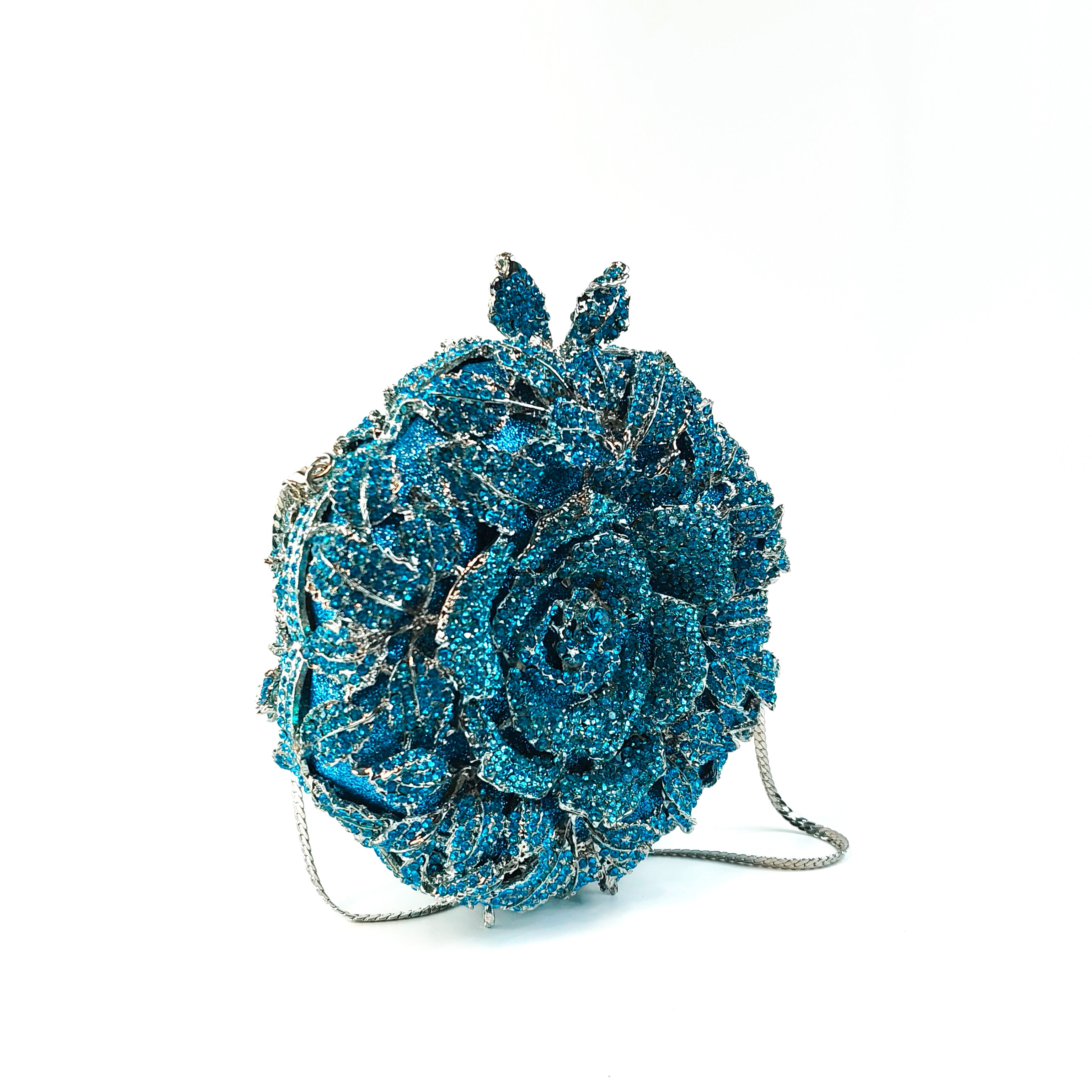 Bloom Crystal Rose Clutch