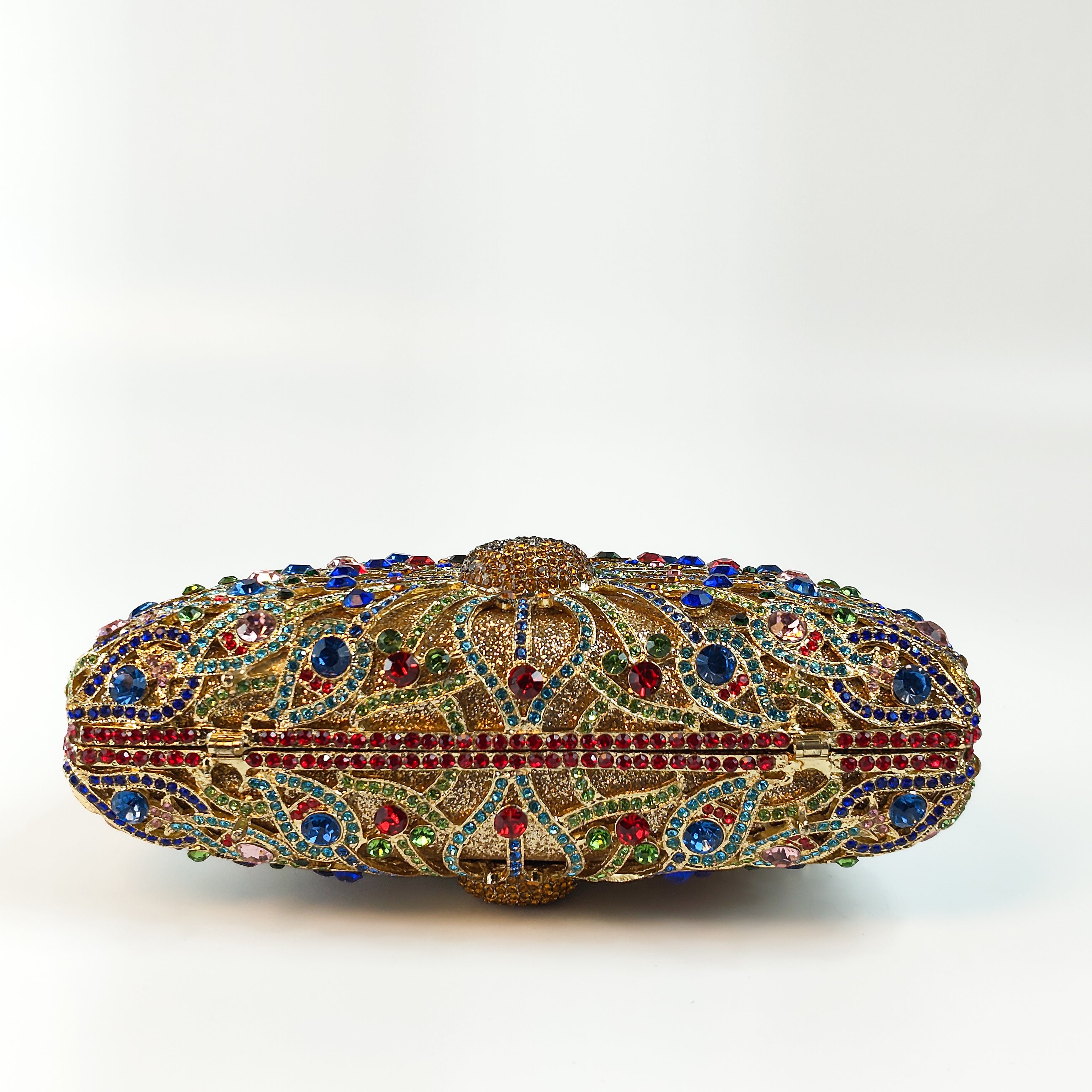 Peacock Royale Embellished Designer Clutch