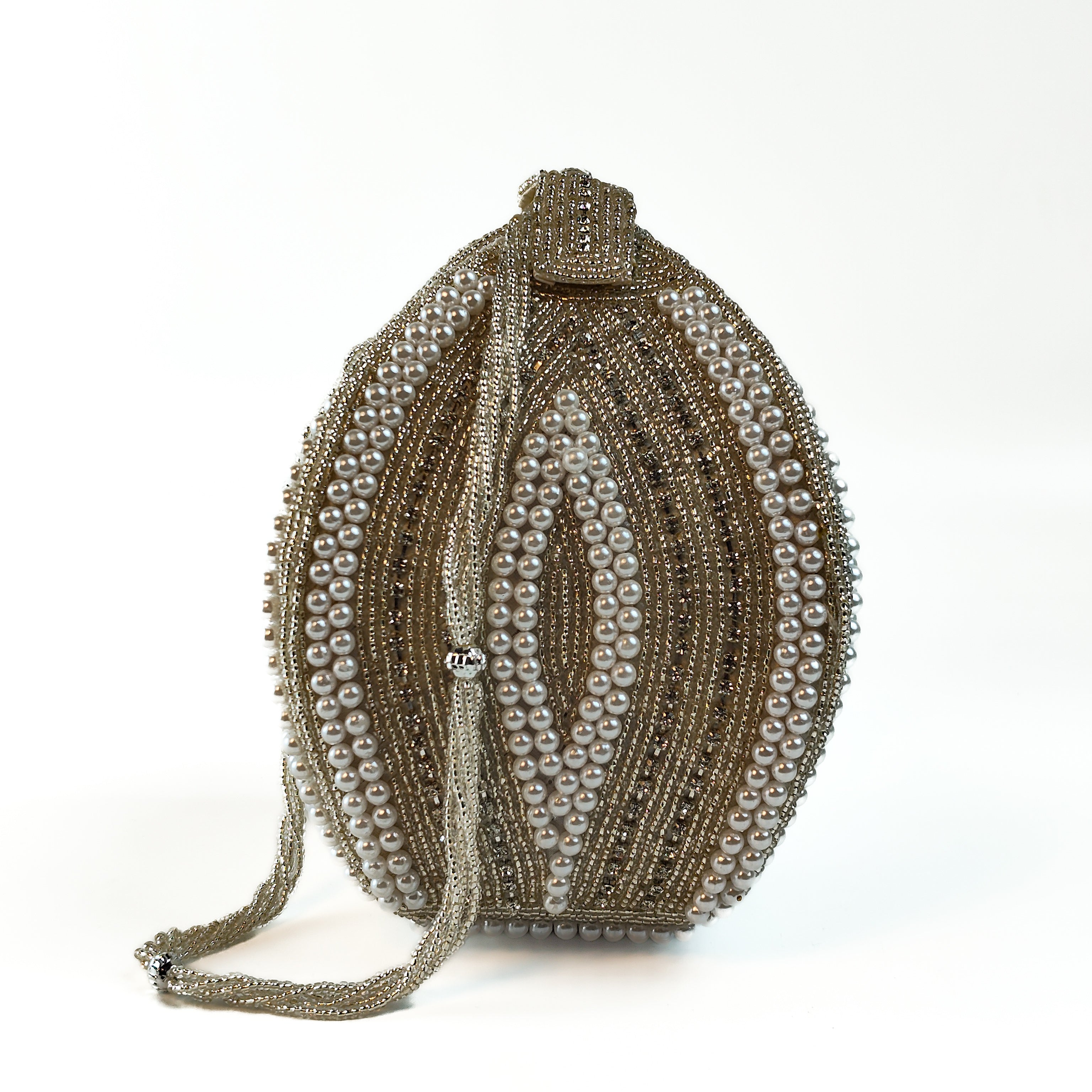 The Maharani Pearl Premium Clutch