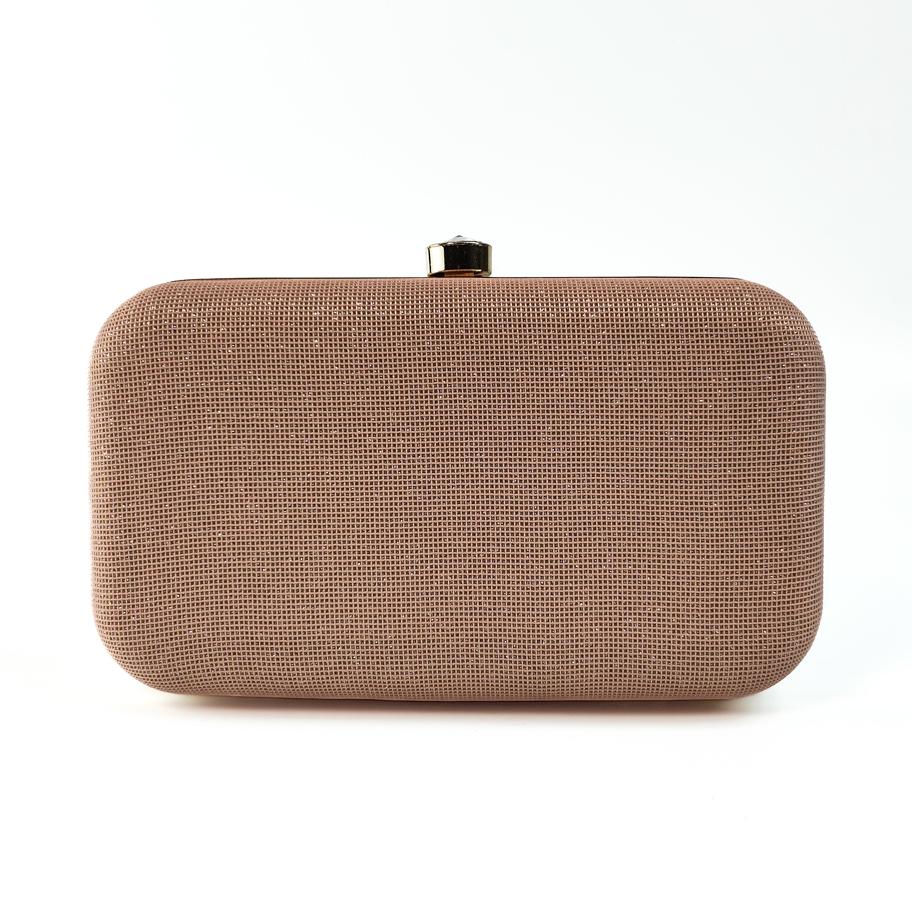Blush Luxe Hard Clutch