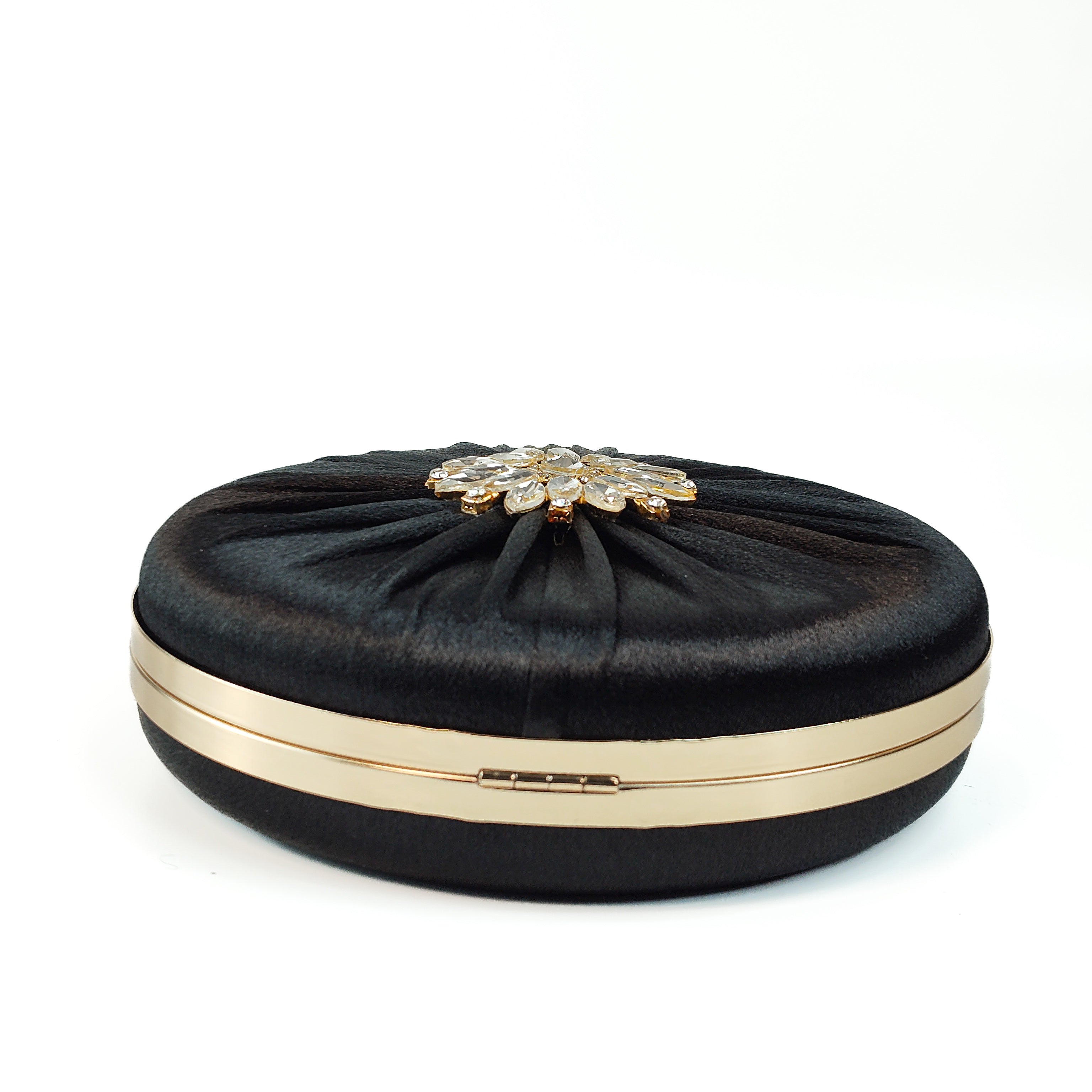 The Midnight Aura Ring Handle Clutch