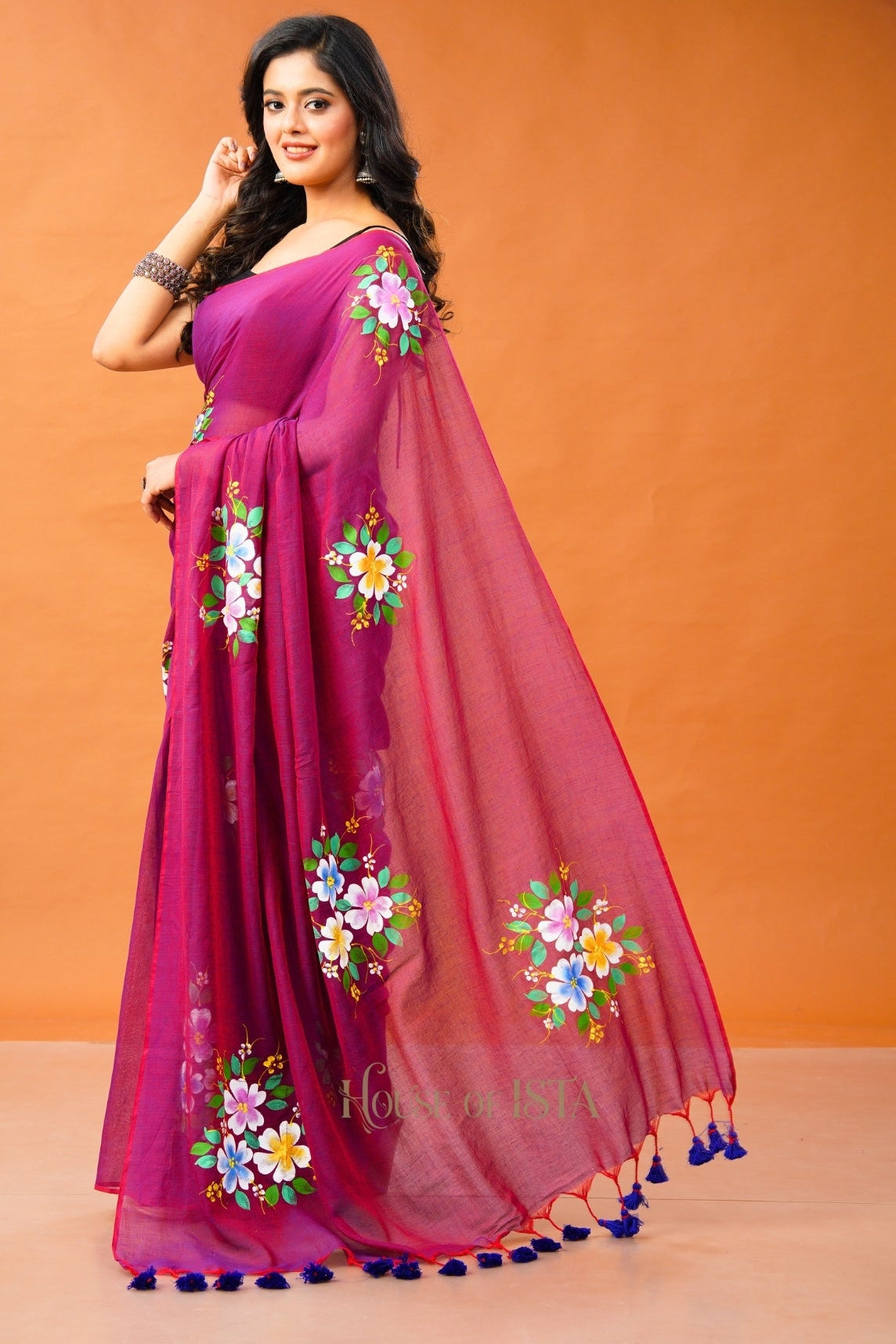 Wild Mulberry Boom  Mulmul Saree