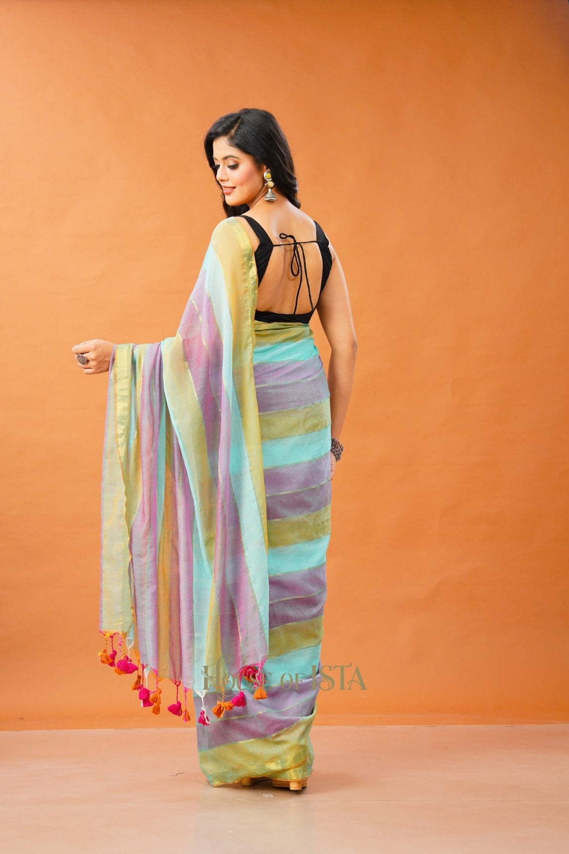 The Berry Breeze Premium Cotton Saree