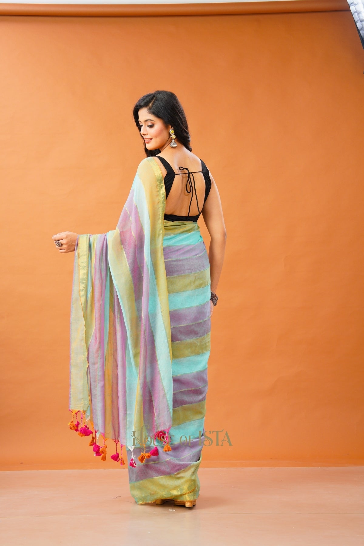 The Berry Breeze Premium Cotton Saree